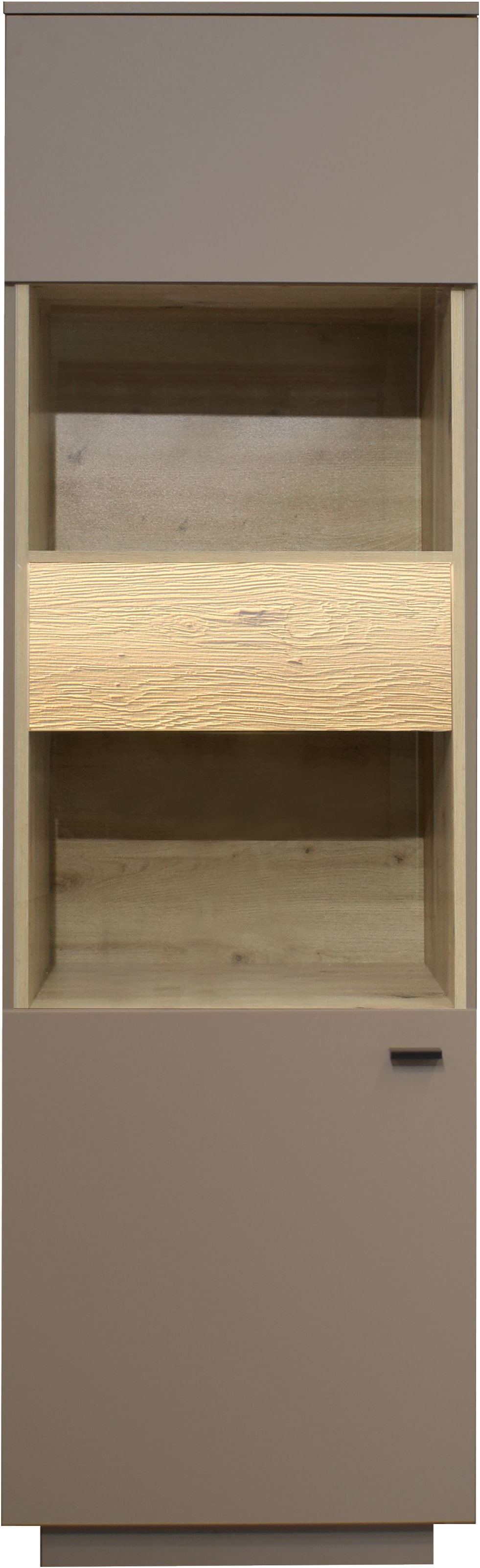 Mäusbacher Standvitrine Standvitrine, BHT  60/196/45 cm, inkl. Griffbeleuchtung, Türdämpfung