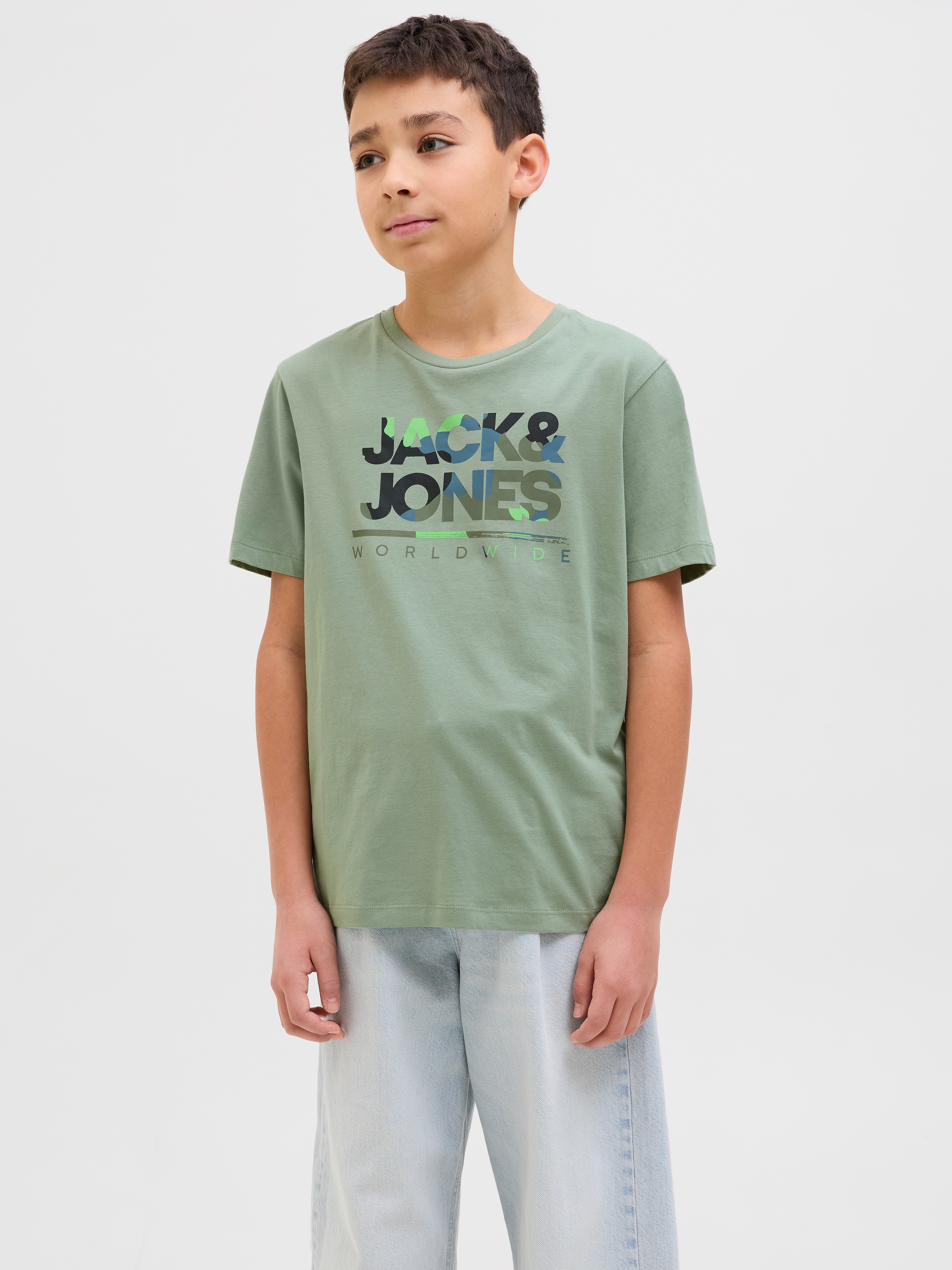 Jack & Jones Junior T-Shirt »JJLUKE TEE SS CREW NECK JNR«