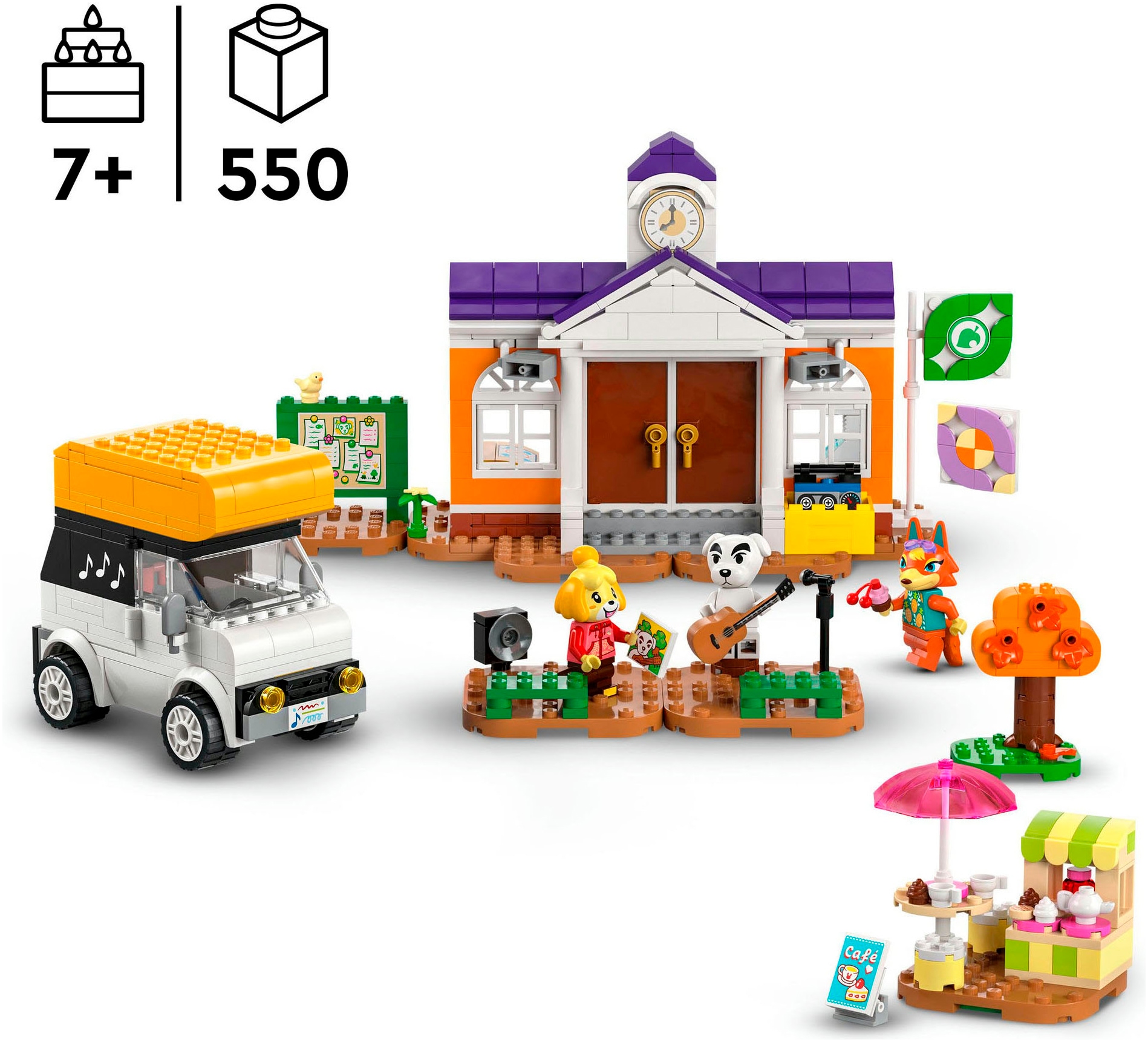 LEGO® Konstruktionsspielsteine »K.K. spielt auf dem Festplatz (77052), LEGO Animal Crossing« Made in Europe