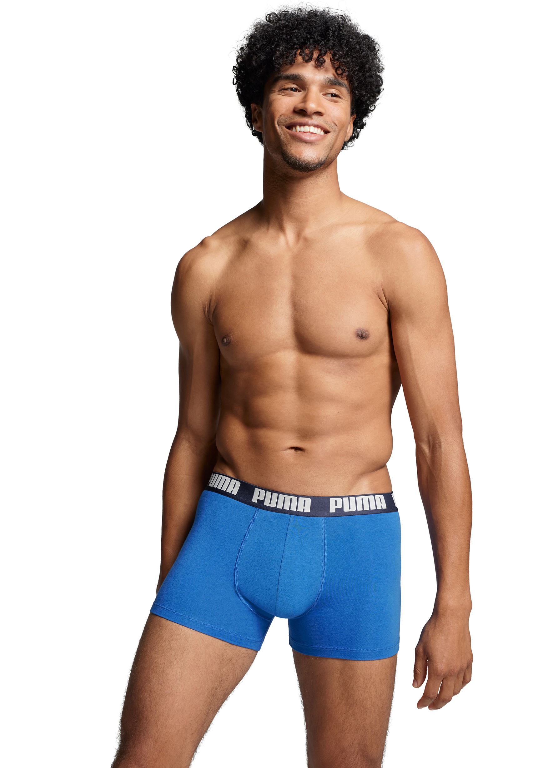 PUMA Boxer, (Packung, 2er-Pack), mit Puma Webbund