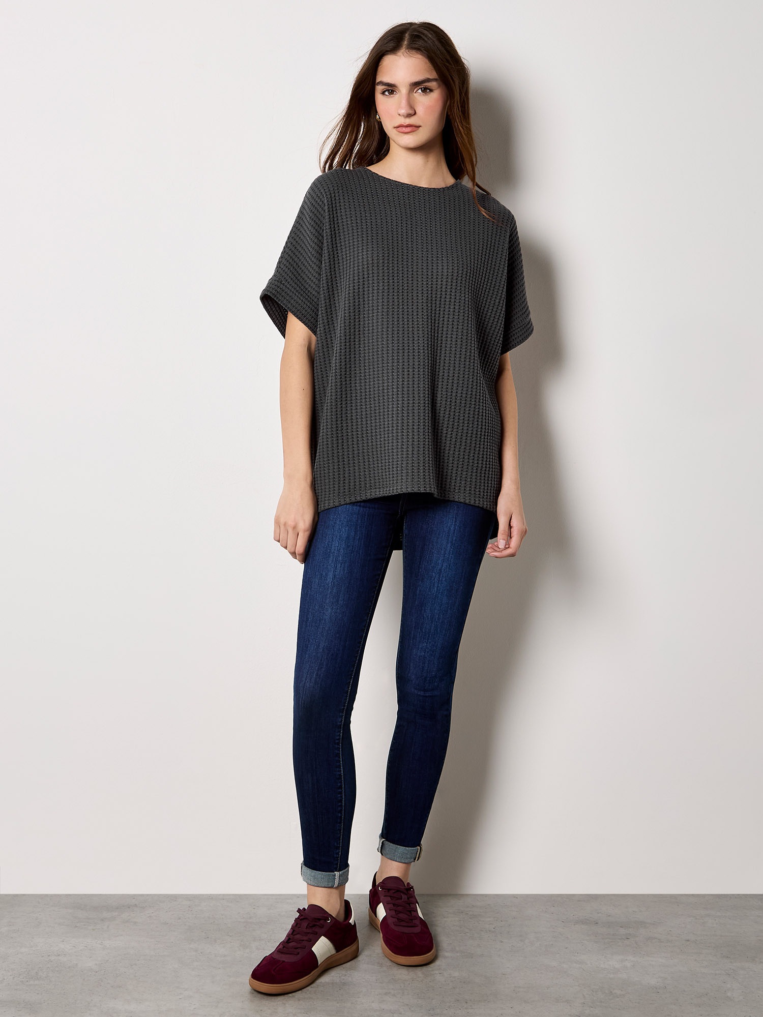 Apricot Stricktop »Top« mit Fledermausärmeln