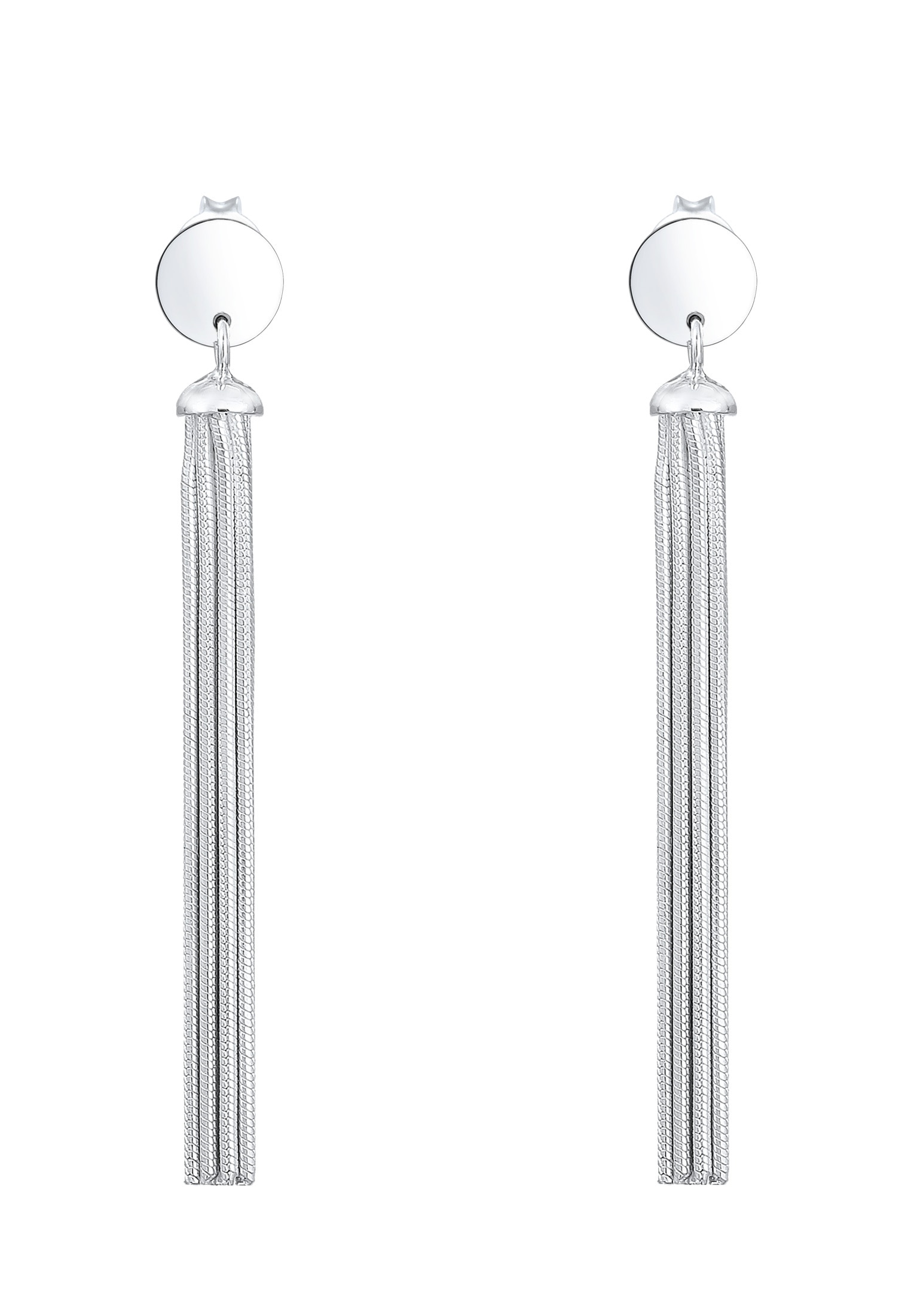 Elli Paar Ohrhänger »Ohrringe Ohrhänger Schlangenkette 925 Sterling Silber«
