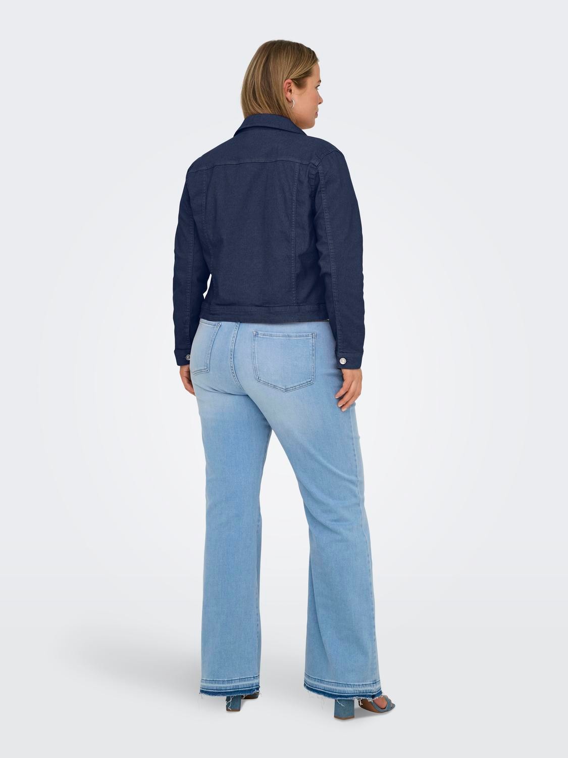 ONLY CARMAKOMA Jeansjacke »CARWESPA COLOUR DENIM JACKET DNM«