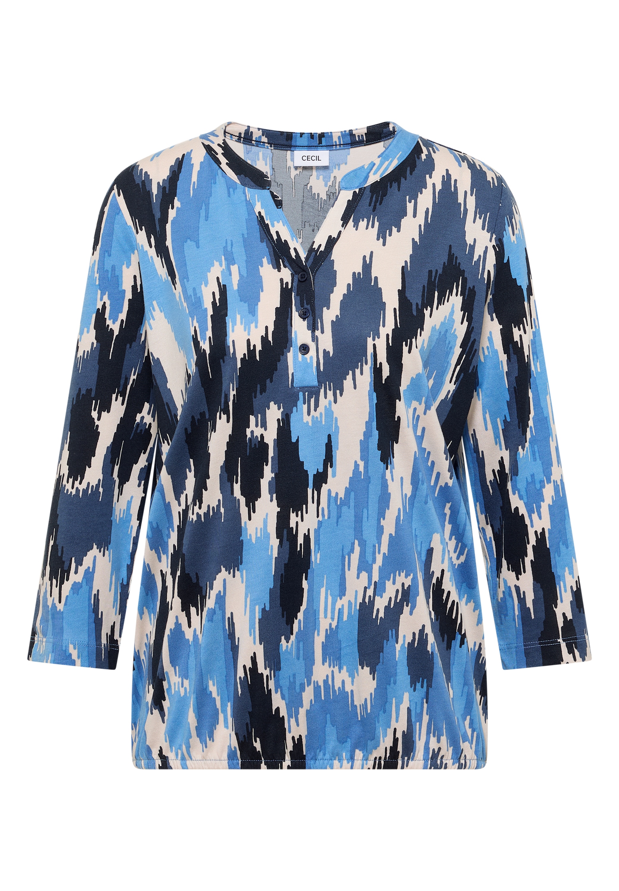Cecil 3/4-Arm-Shirt mit grafischem Muster und im Tunika-Look