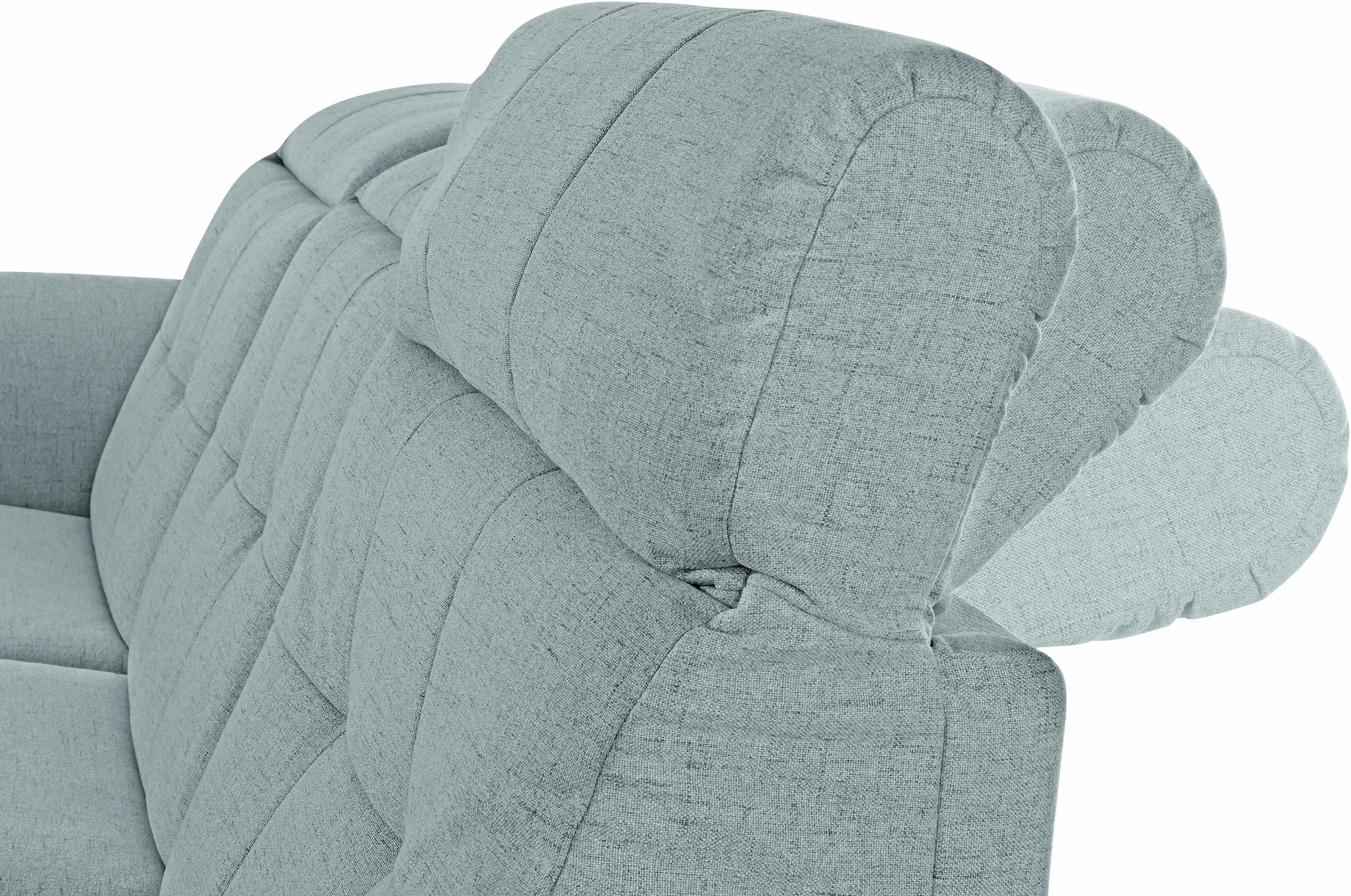 PLACES OF STYLE Ecksofa »Manhattan L-Form« 2 Sitze mit elektrischer Relaxfunktion, verstellbare Armlehnen