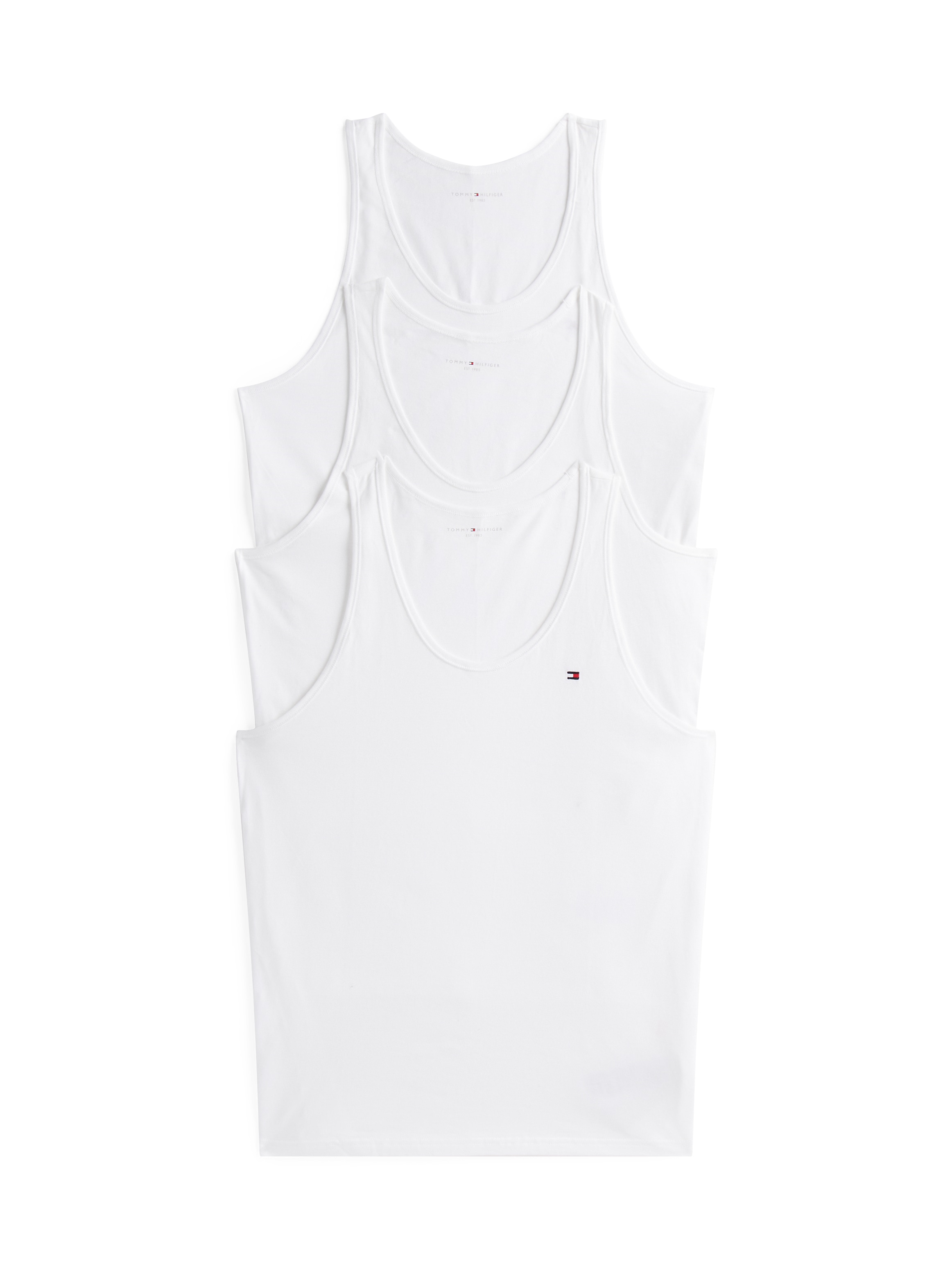 Tommy Hilfiger Underwear Tanktop »3P TANK TOP«, (Packung, 3 tlg., 3er), mit Logo-Stickerei