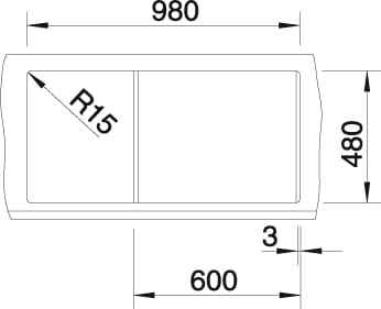 Blanco Granitspüle »METRA 6 S«, aus SILGRANIT®, inkl. Edelstahl Multifunktionsschale