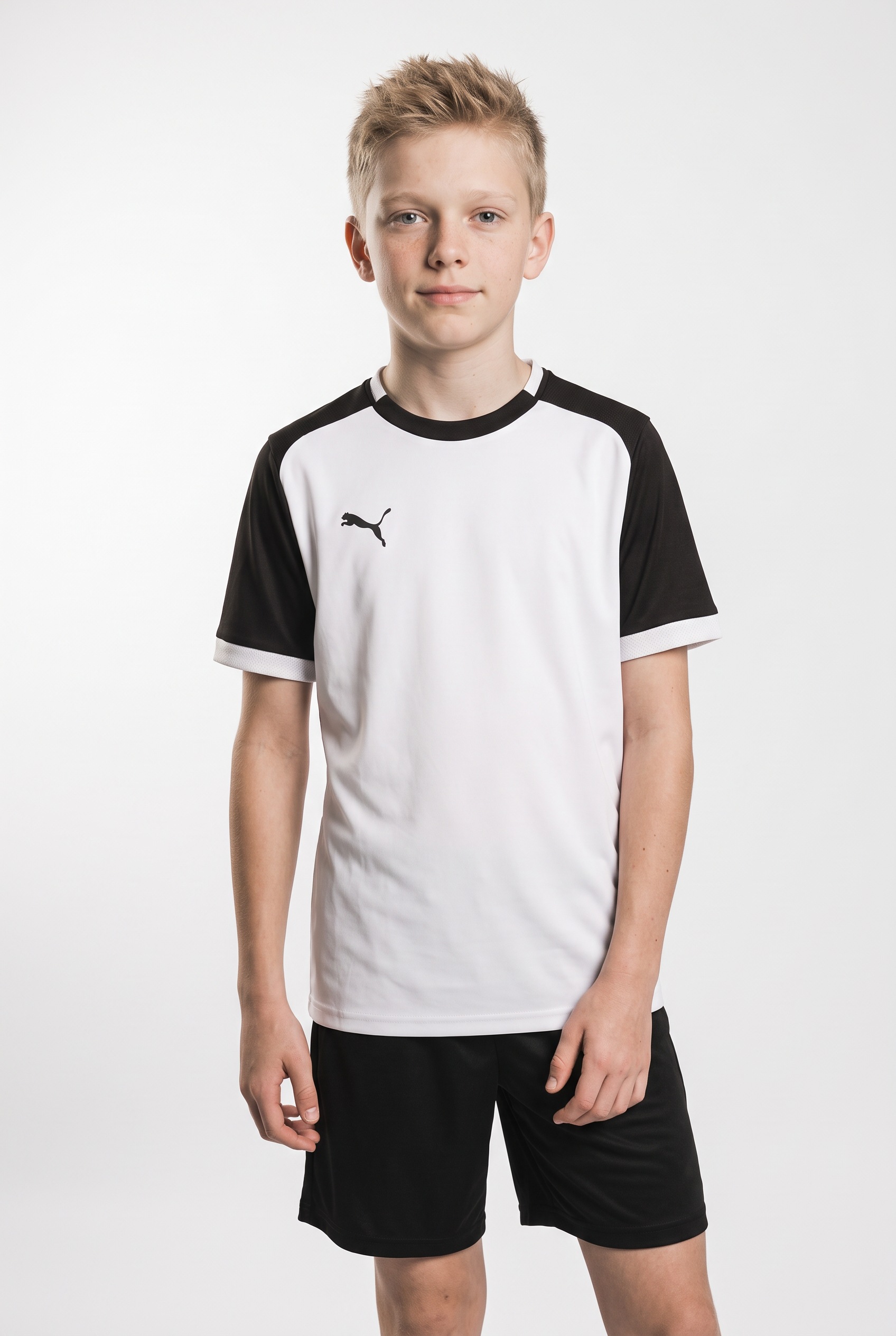 PUMA Fußballtrikot »TEAMLIGA26 MATCHDAY JERSEY JR« Fußballtrikot, mit Rundhalsausschnitt, Kurzarm