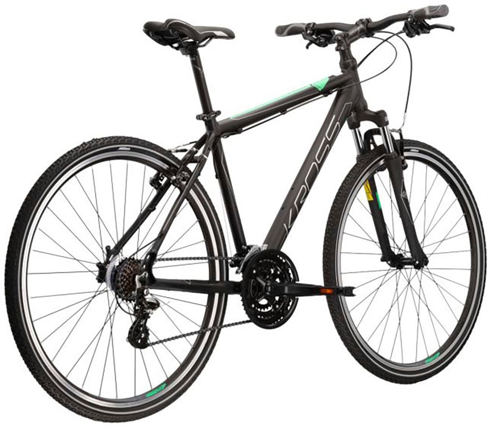 Kross Crossrad »KROSS Crossbike Evado 2.0 28" schwarz 21 Gänge«, 21 Gang, Shimano, Tourney Schaltwerk, Kettenschaltung