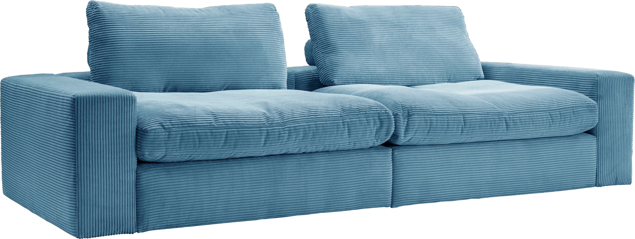modernem und tief, Big-Sofa cm 123 kaufen in bequem alina »Sandy«, Cordstoff breit 256 cm