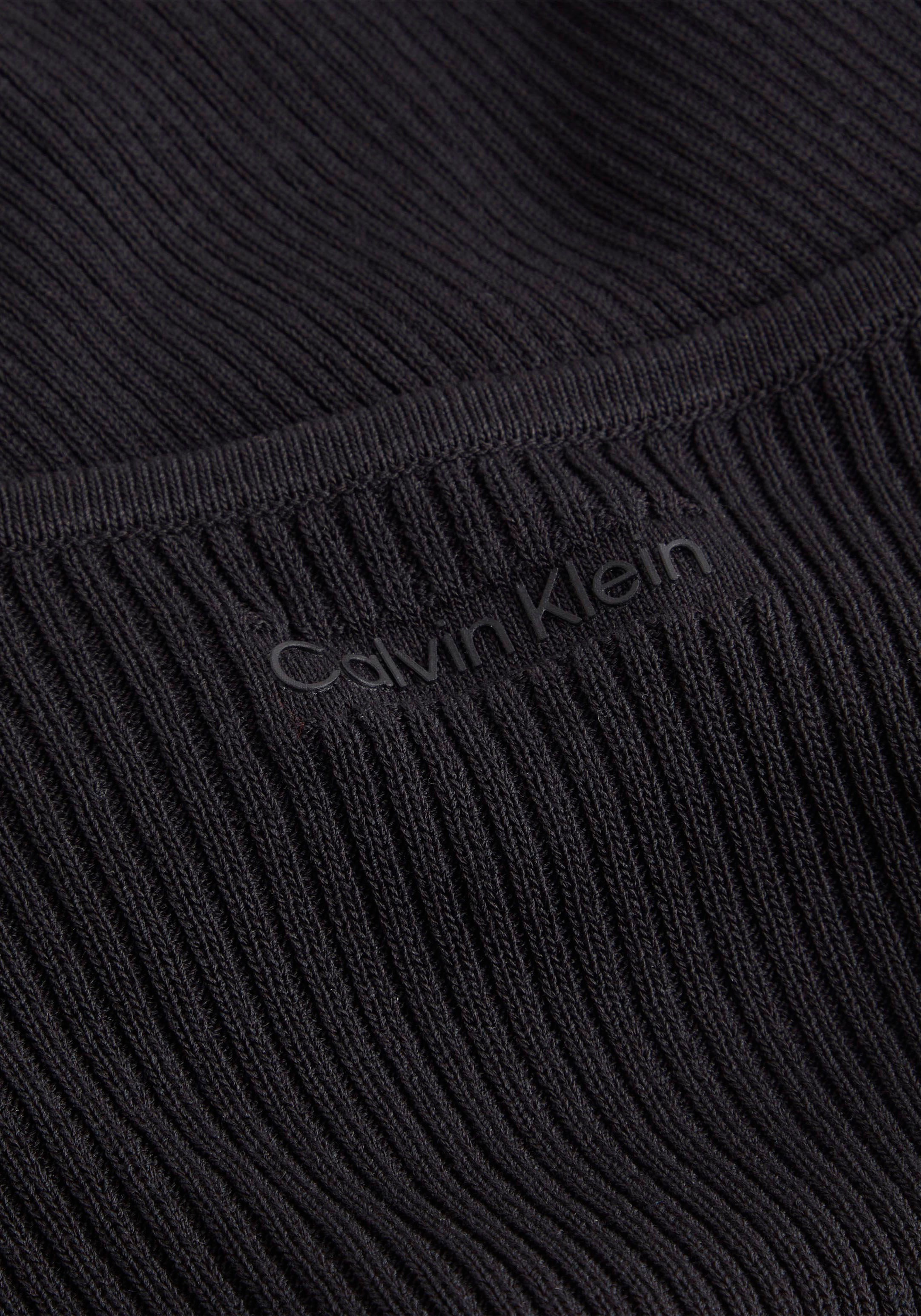 Calvin Klein Strickpullover, mit Hakenverschluss