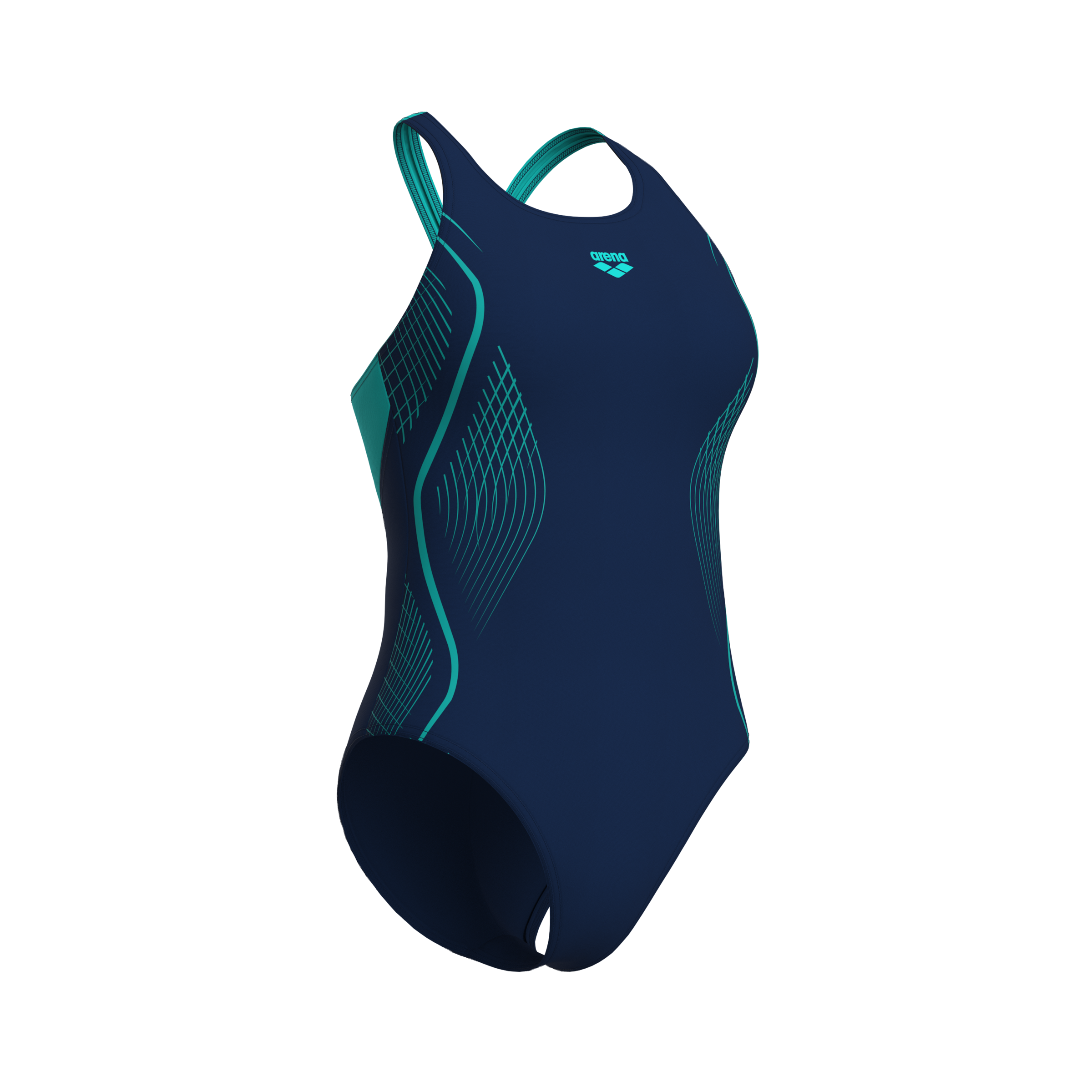 Arena Badeanzug »WOMEN'S ARENA GRID SWIMSUIT V BACK GRAPHIC« 1 Stk.