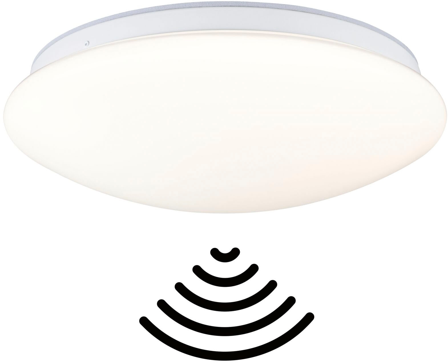 Paulmann LED Wandleuchte »LED Wandleuchte Leonis IP44 HF-Sensor weiß« 1 Stk. mehrere Helligkeitsstufen, Farbwechsler, Farbsteuerung