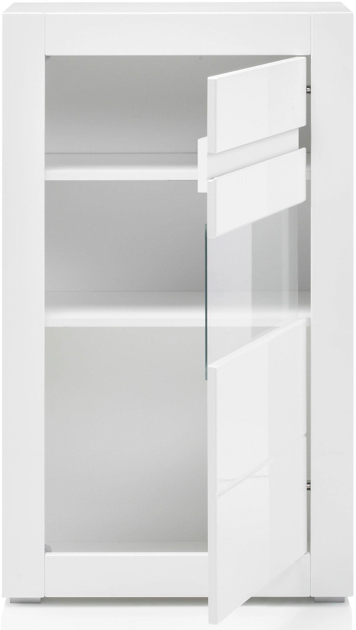 INOSIGN Vitrine »Carat«, Höhe 112 cm, wendbare Blende