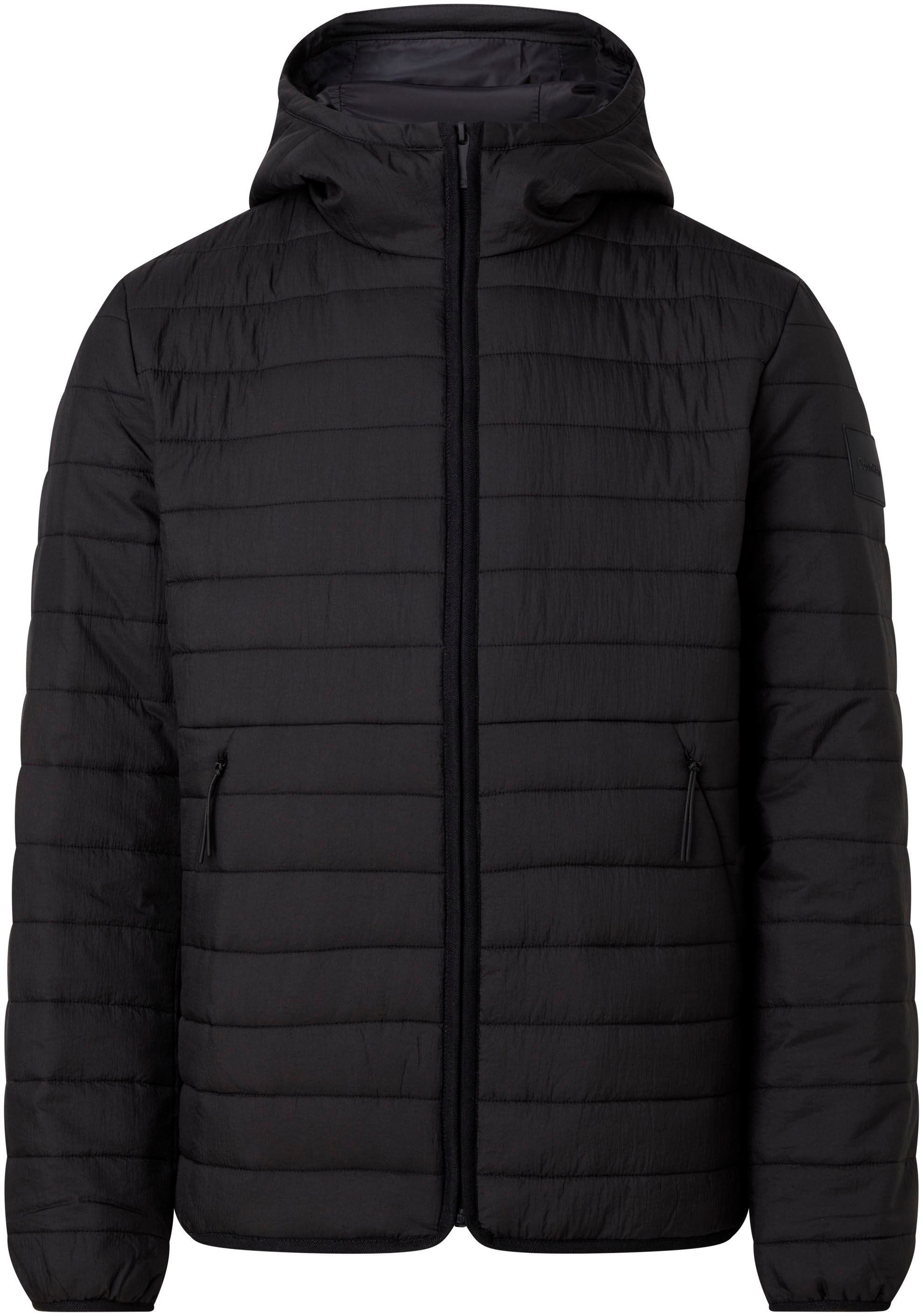 Calvin Klein Big&Tall Steppjacke »BT_QUILTED CRINKLE JACKET HOOD«, mit Kapuze