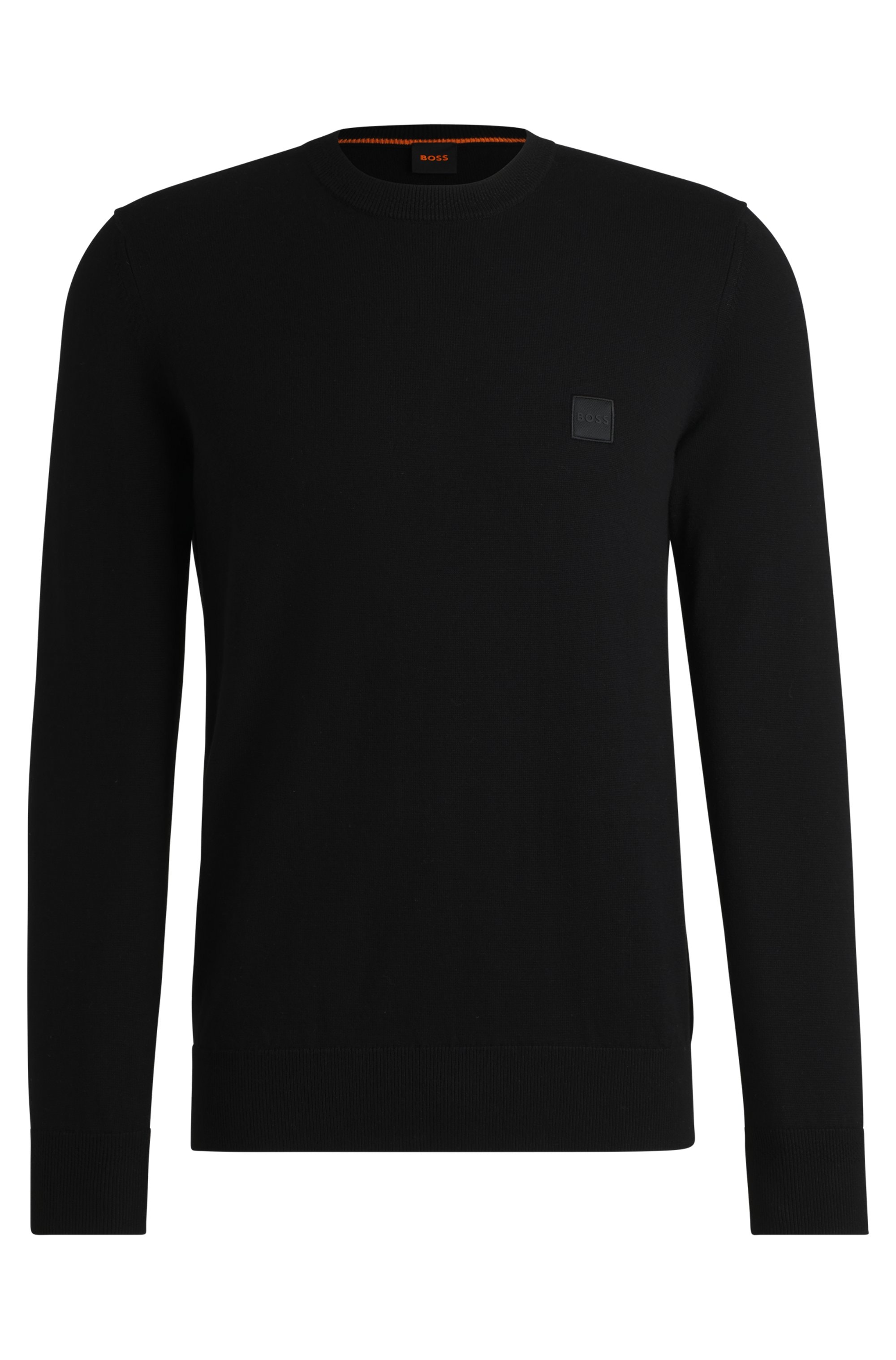 BOSS ORANGE Strickpullover »Kanovano_S 1026«, mit Rundhalsausschnitt