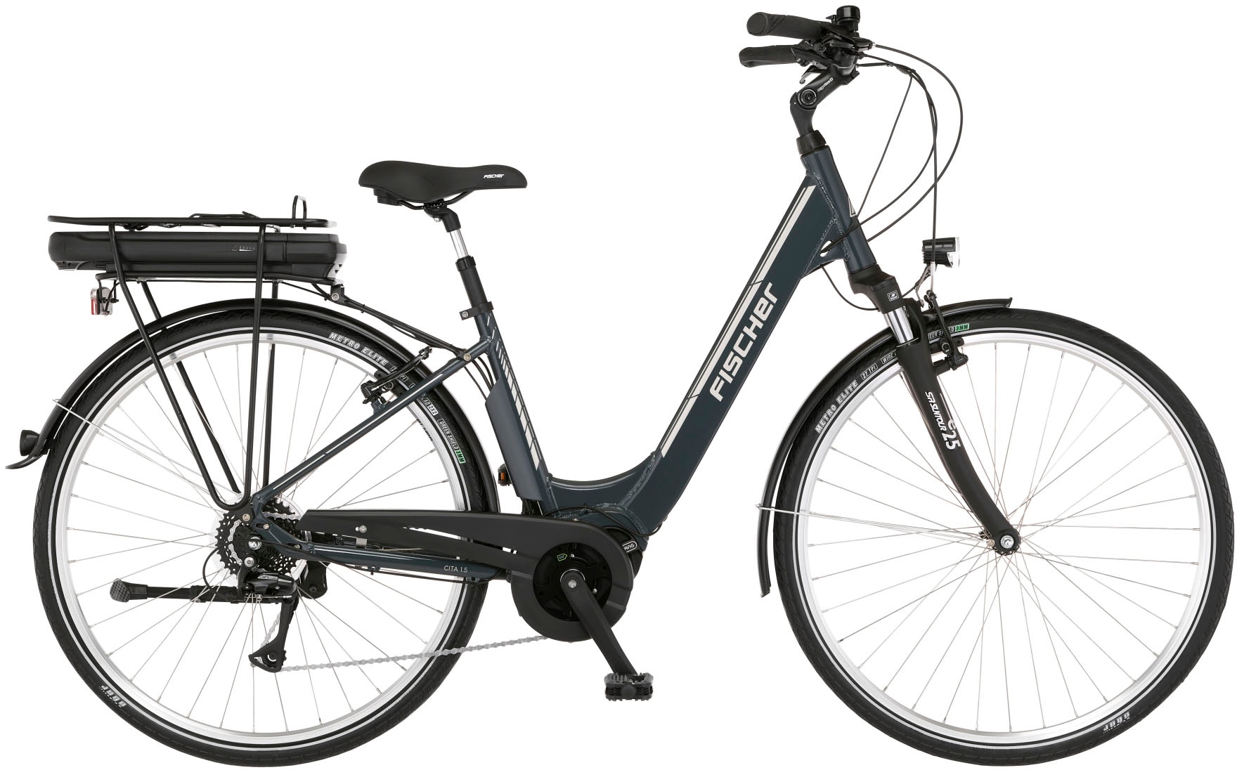 E-Bike »CITA 1.5 522 44«, 8 Gang, Shimano, Acera, Mittelmotor 250 W, (Schloss),...