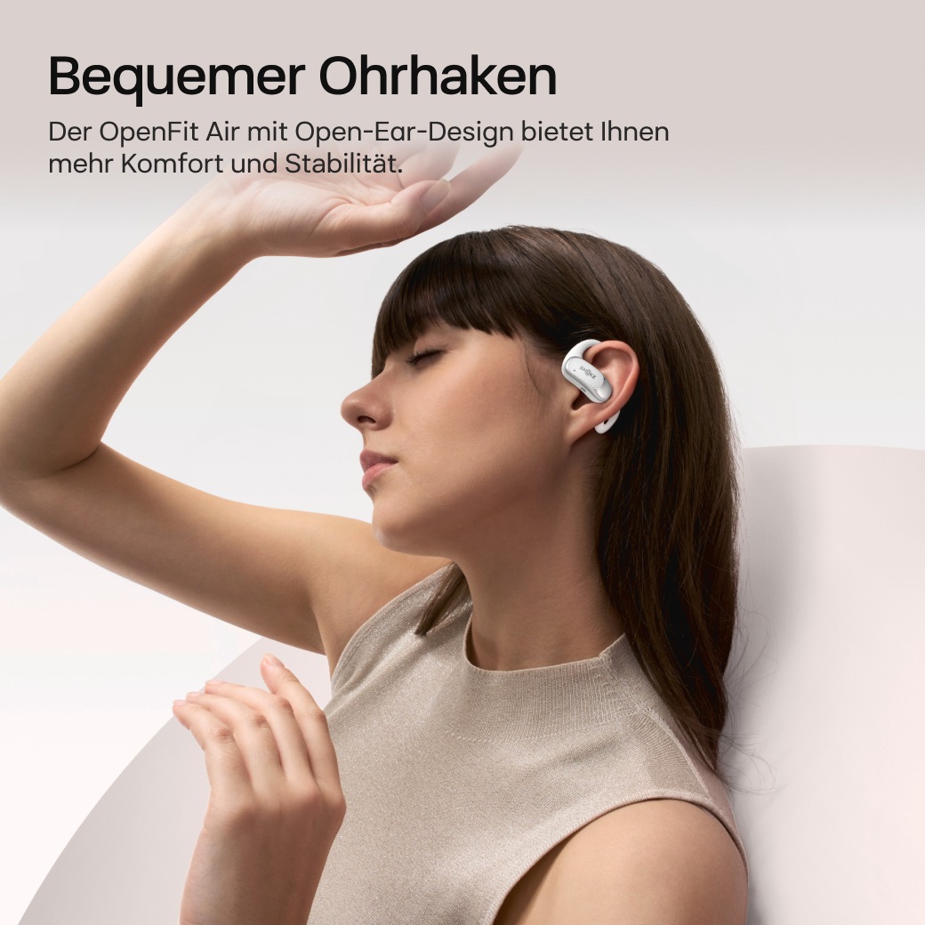 Shokz Open-Ear-Kopfhörer »OpenFit Air + Case«