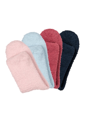 Kuschelsocken, (Packung, 4 Paar)