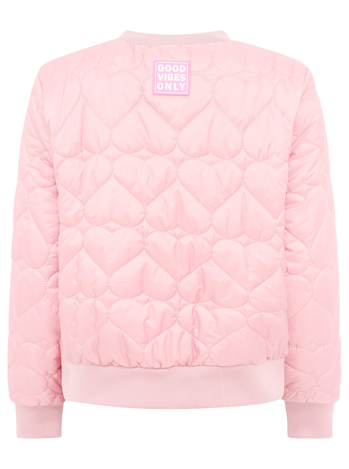 Zwillingsherz Bomberjacke, ohne Kapuze, modisch, Kontrastdetails, regular fit, langärmelig