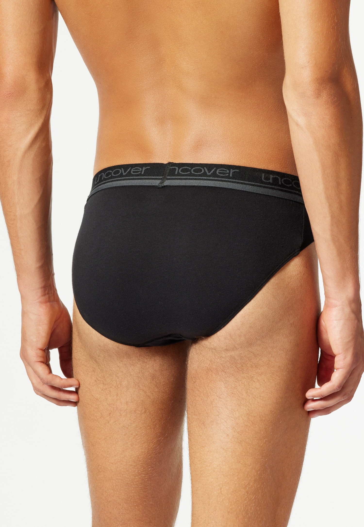 uncover by SCHIESSER Rioslip »UNCOVER Cotton«, (3er Pack), elastisch, sportlicher-Look, ohne Eingriff, Logo-Bund