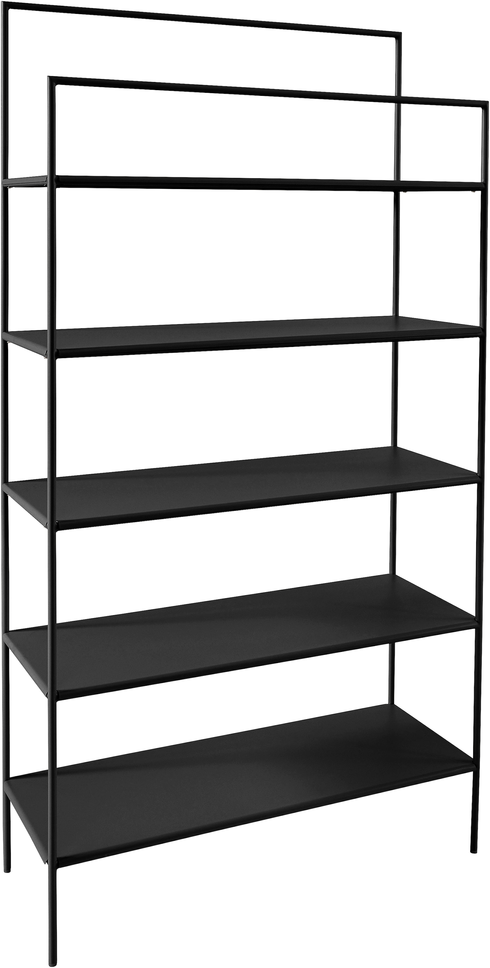 LeGer Home by Lena Gercke Mehrzweckregal »Alimo«, minimalistisches Design, Metallgestell, 4 Ablageflächen, Breite 80 cm