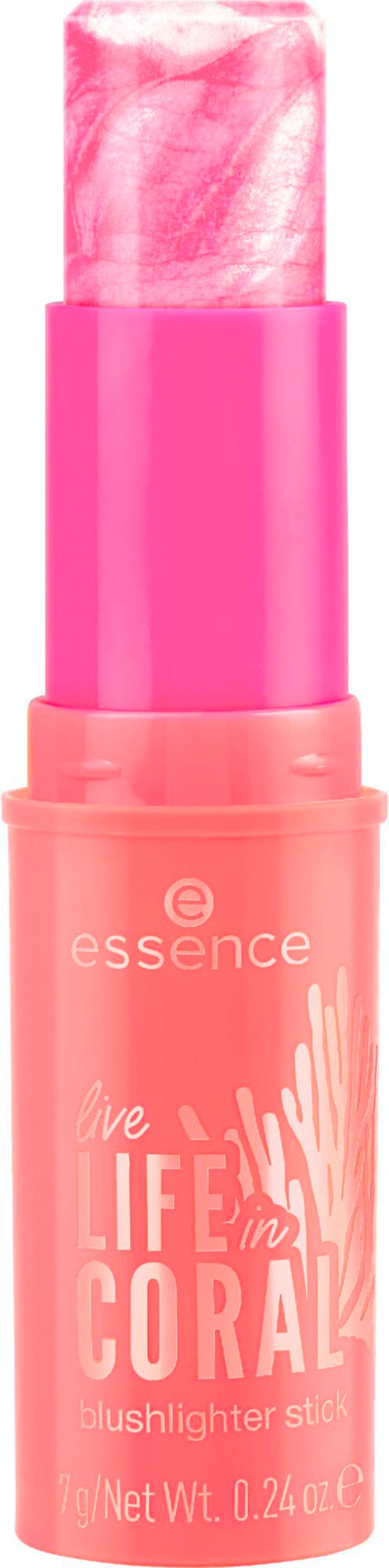 Essence Rouge »live LIFE in CORAL blushlighter stick«, (Set, 3 tlg.), mit cremiger Textur