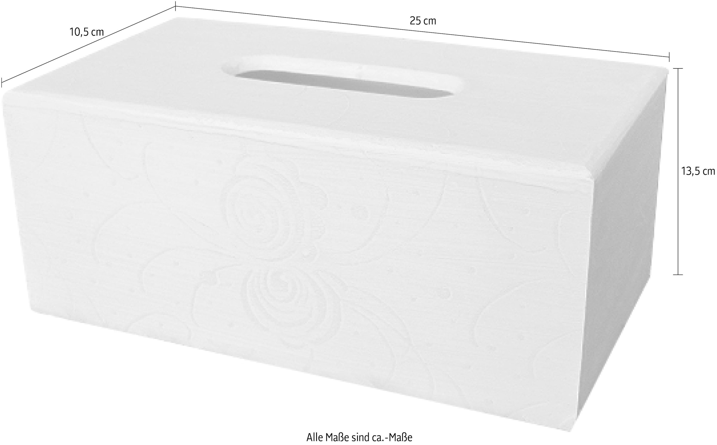 Myflair Möbel & Accessoires Papiertuchbox »lla, weiß«, Taschentuchbox  online kaufen | mit 3 Jahren XXL Garantie