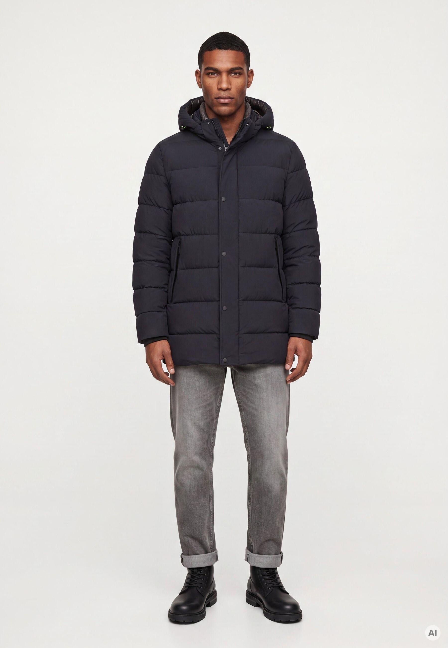 Milestone Winterjacke »MSTedros« ohne Kapuze mit Logo-Print