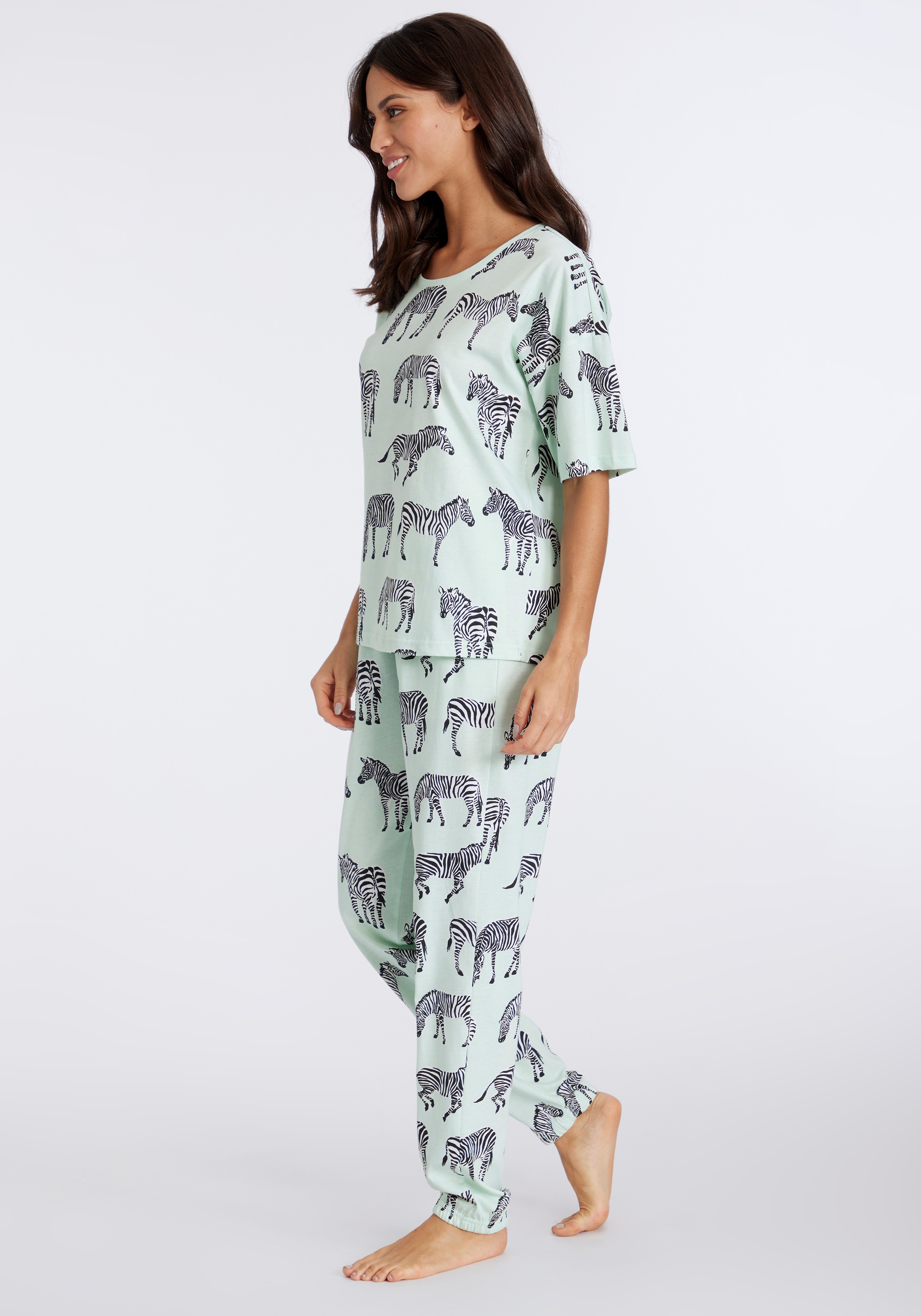 Vivance Dreams Pyjama, (2 UNIVERSAL Alloverprint bestellen mt tlg.), | Animal