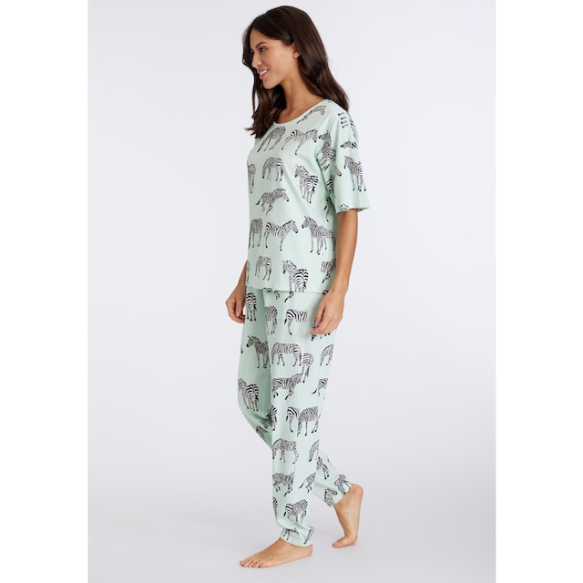 Vivance Dreams Pyjama, (2 tlg.), mt Animal Alloverprint bestellen |  UNIVERSAL