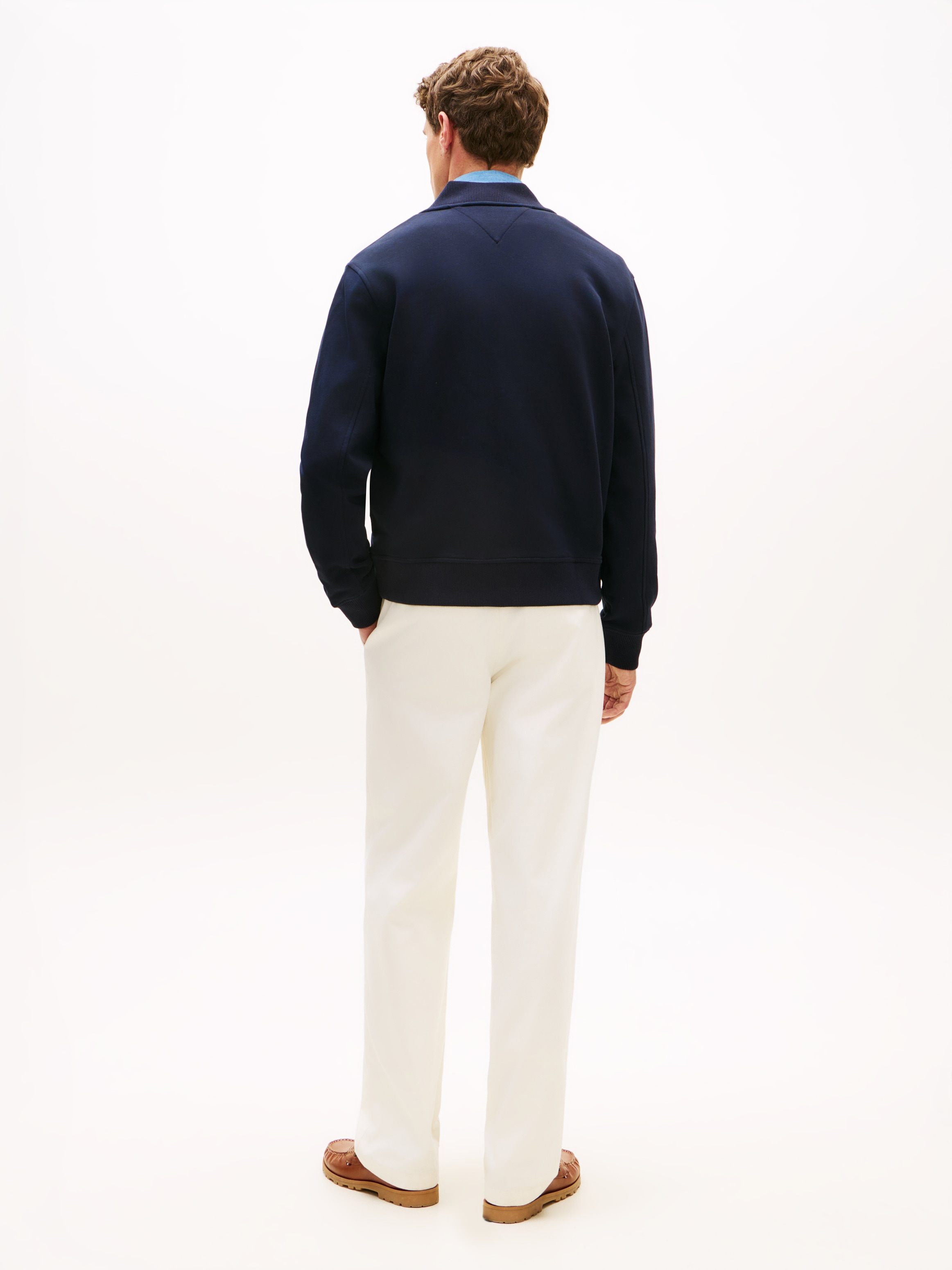 Tommy Hilfiger Bomberjacke »ESSENTIAL TERRY« ohne Kapuze Regular fit