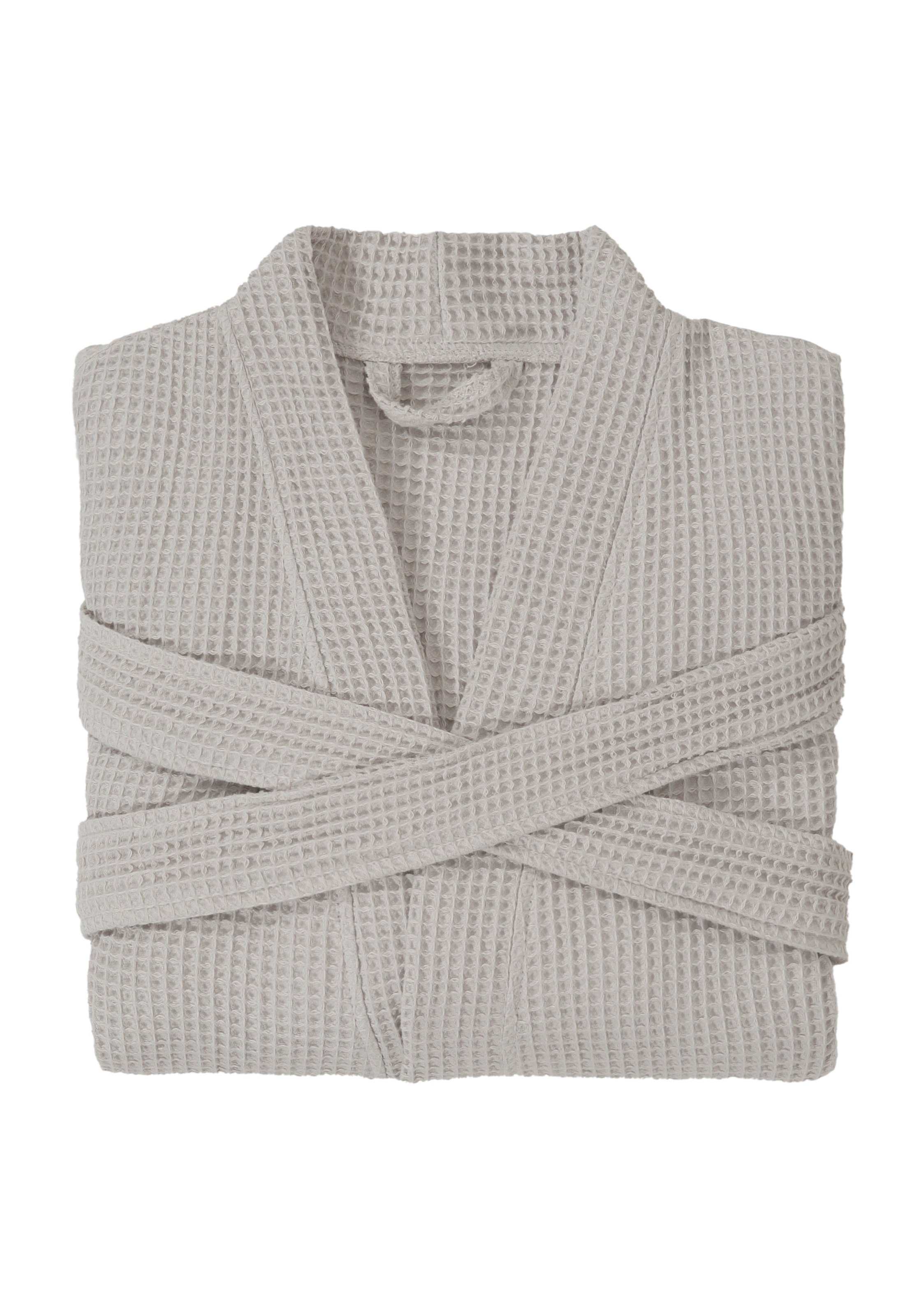 OTTO home Unisex-Bademantel »Inga, Waffelpiqué, leicht, ideal für Sauna & Spa, Hotelbademantel« 1 Stk. kleines Packmaß, Taschen, Damen & Herren, S-3XL, Morgenmantel