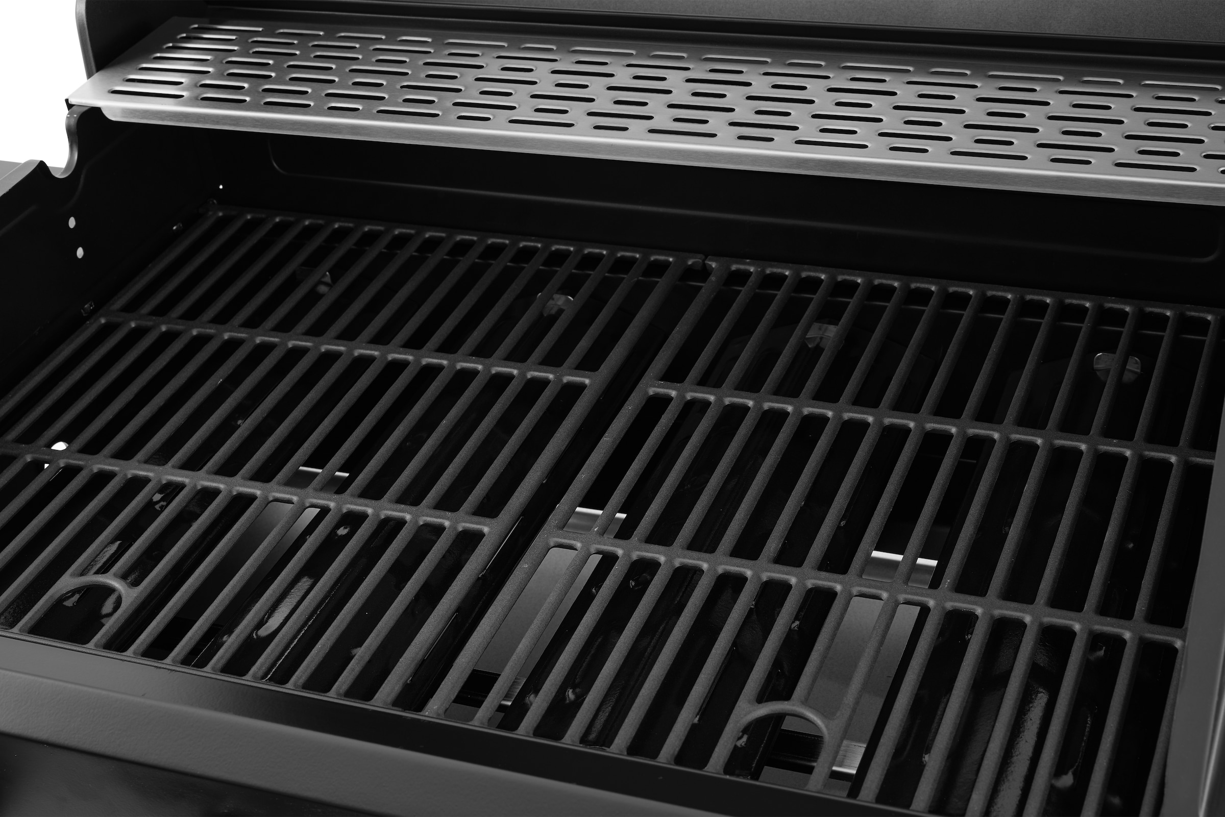 Hanseatic Gasgrill »4-Brenner Rockford Black« BxTxH: 112x113x59cm, mit 2 Grillrosten