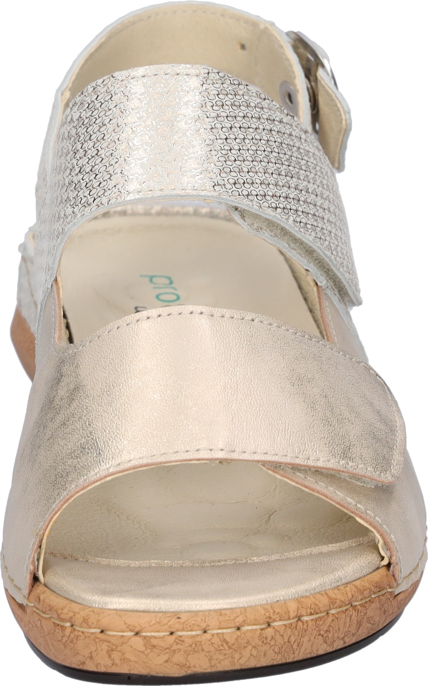 Waldläufer Sandale »K-HELIETT«  Sommerschuh, Keilsandalette, Metallic-Look, in Extraweite K