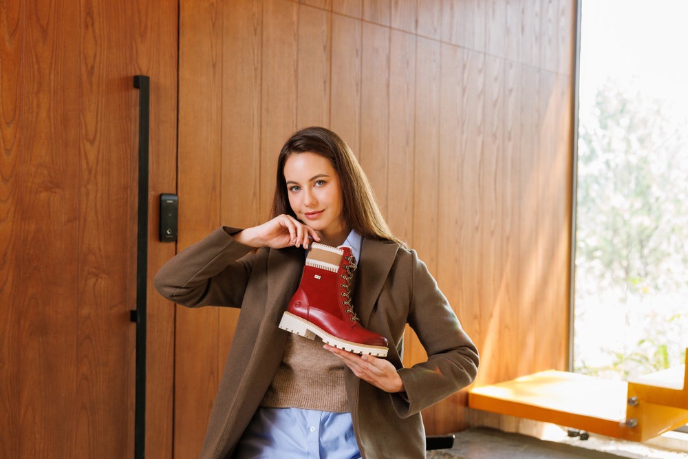 Remonte Winterboots »Elisabeth Hurley-Collection«, Schnürboots, Schnürstiefelette mit wasserabweisender TEX-Membran