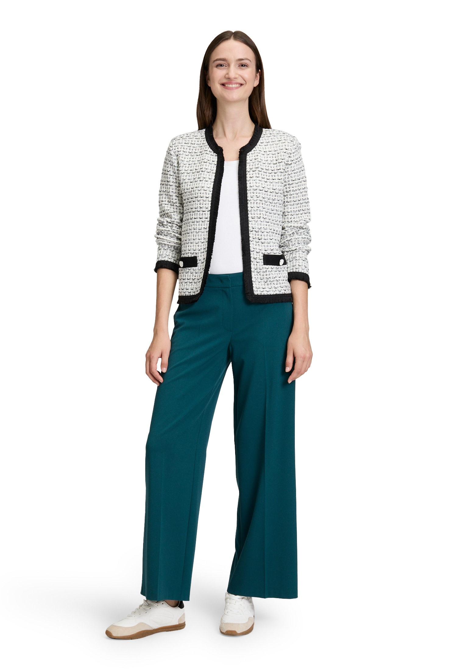 Betty&Co Cardigan »Strick-Cardigan mit Fransen«