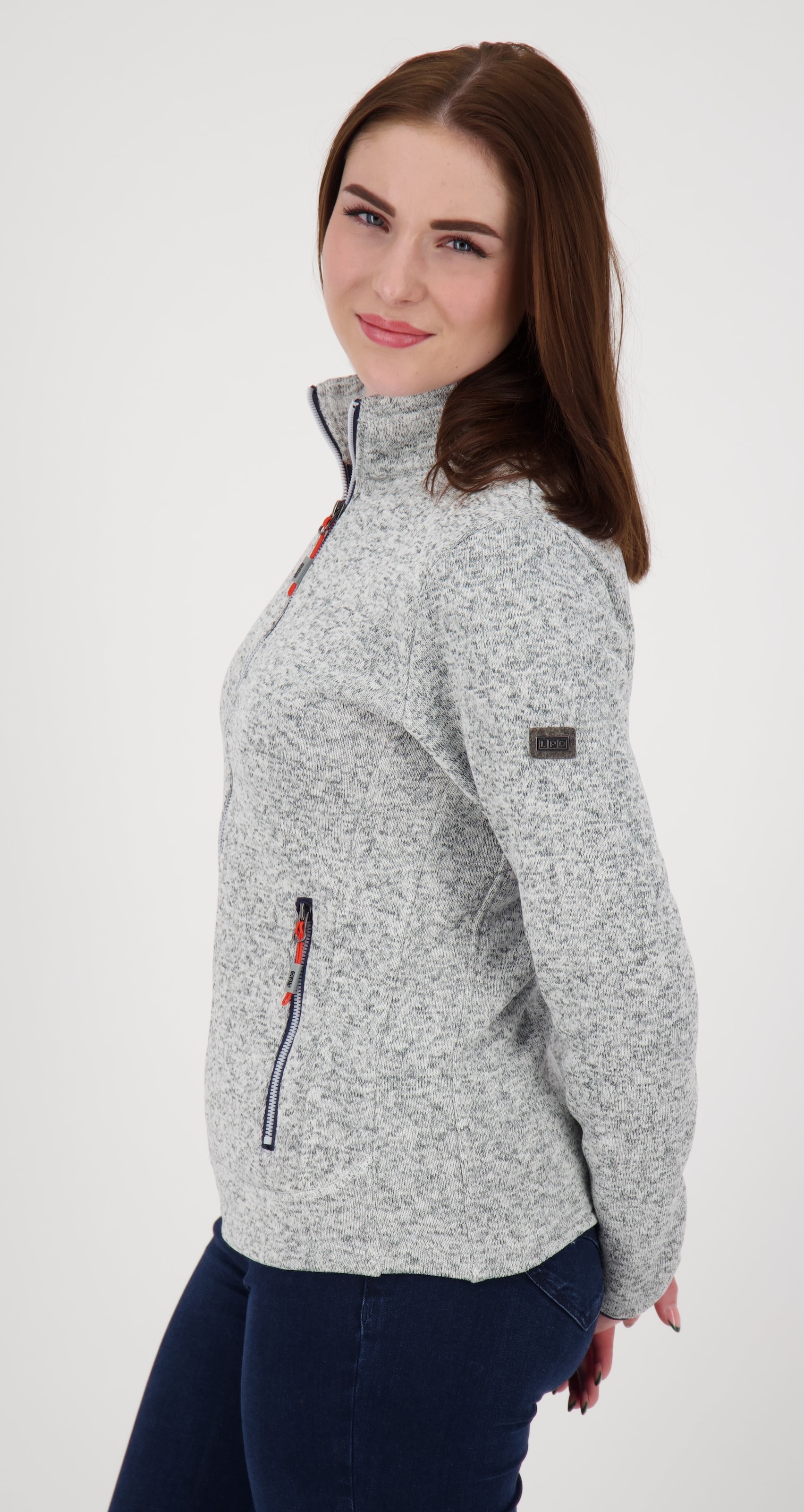 DEPROC Active Strickfleecejacke »KIRKVALE X WOMEN«, auch in Großen Größen erhältlich