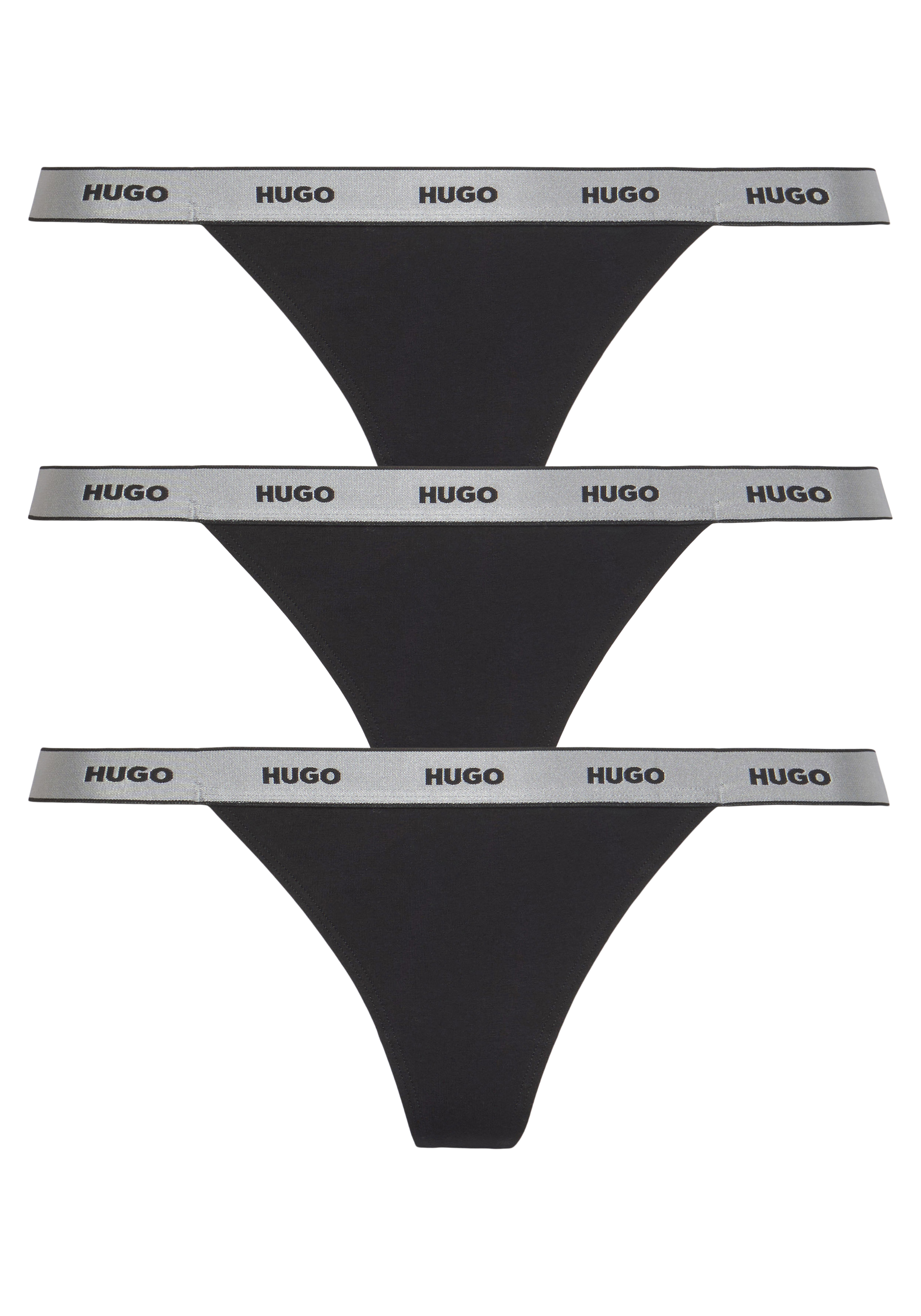 HUGO String »RED dem elastischen bei ♕ Bund LABEL«, Logo auf