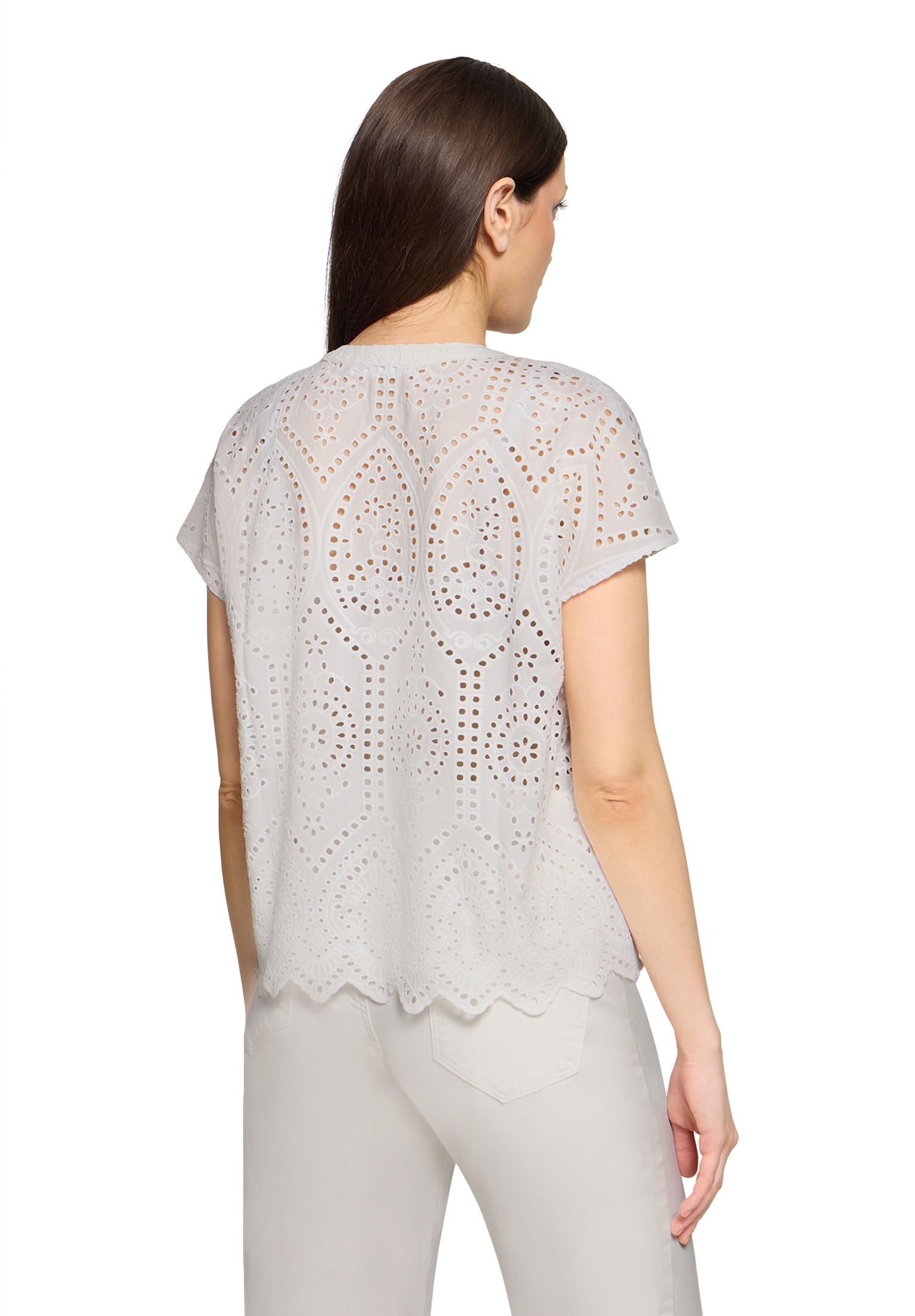 Betty&Co Hemdbluse »Hemdbluse mit Stickerei«