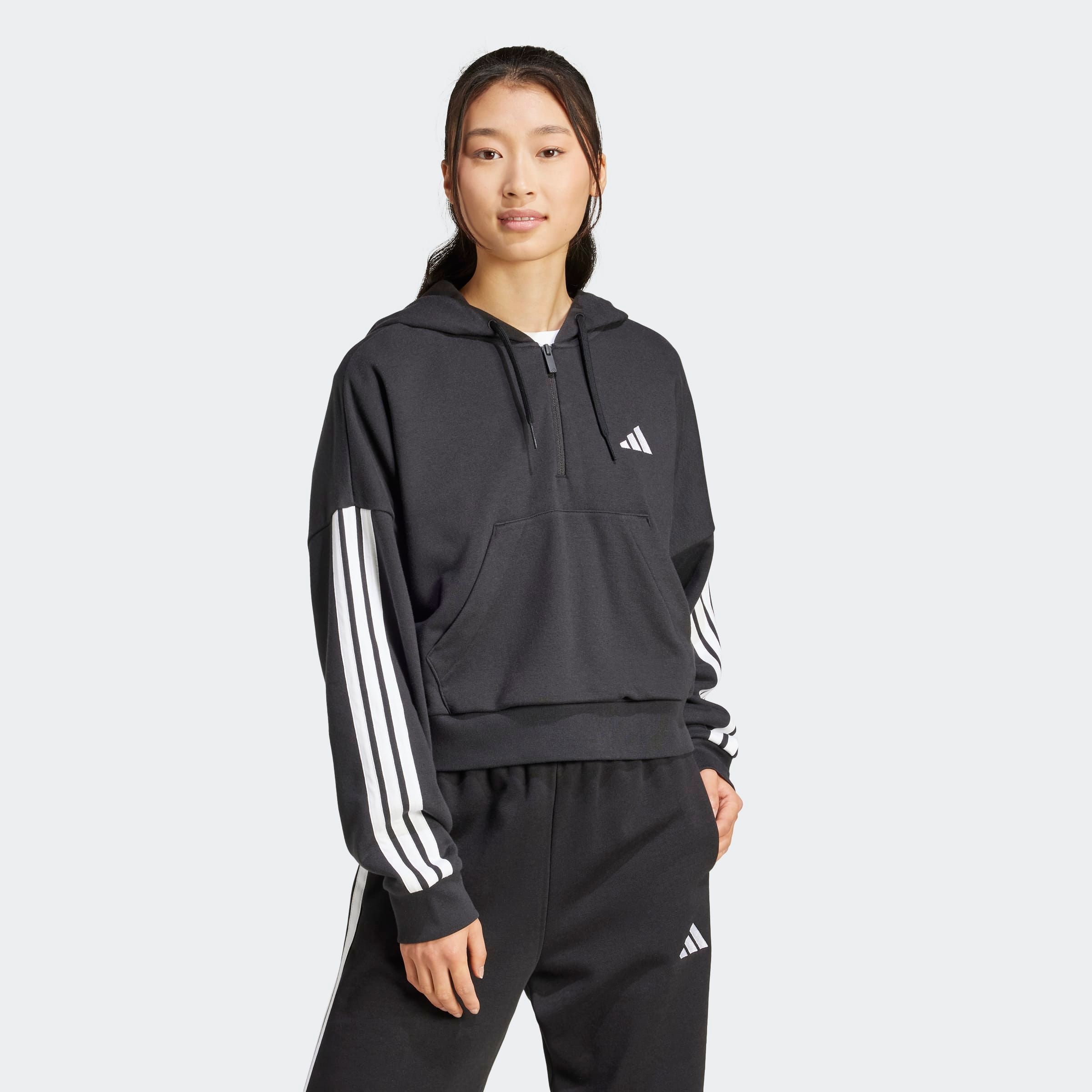 adidas Sportswear Kapuzensweatshirt »W 3S FT QZ HD«
