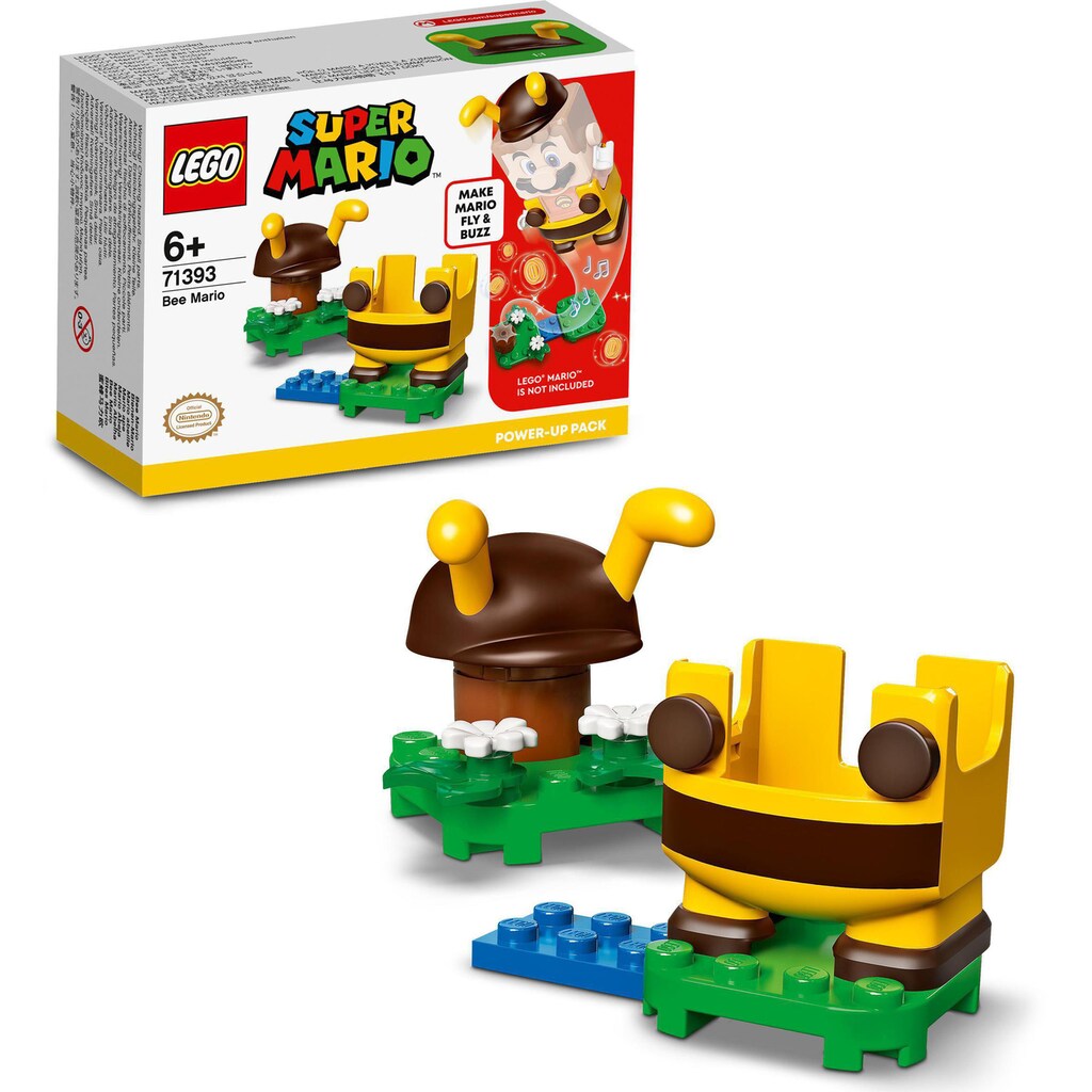 LEGO® Konstruktionsspielsteine »Bienen-Mario Anzug (71393), LEGO® Super Mario«, (13 St.), Made in Europe