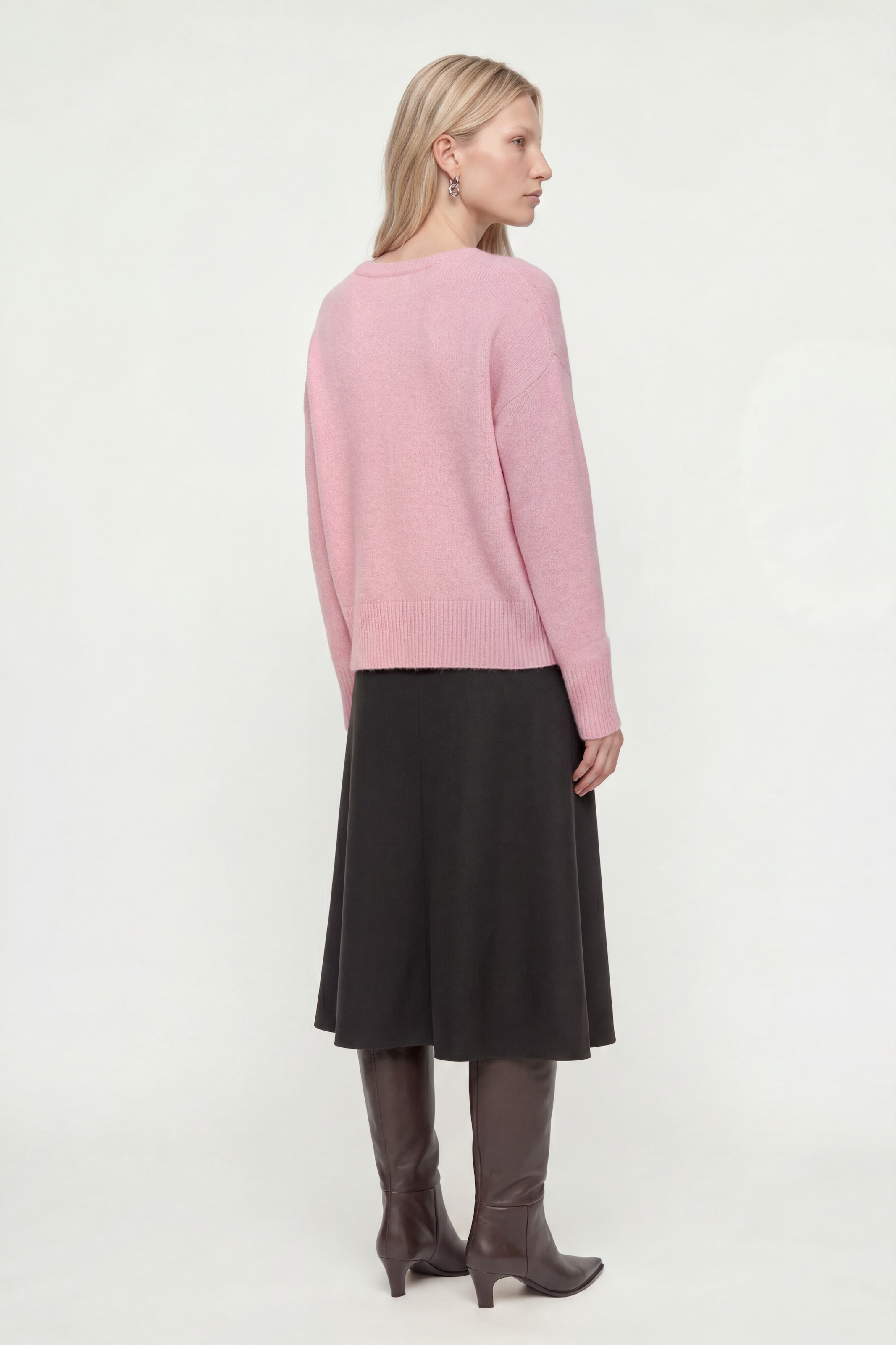 RICHROYAL Strickpullover Regular fit mit Rundhalsausschnitt