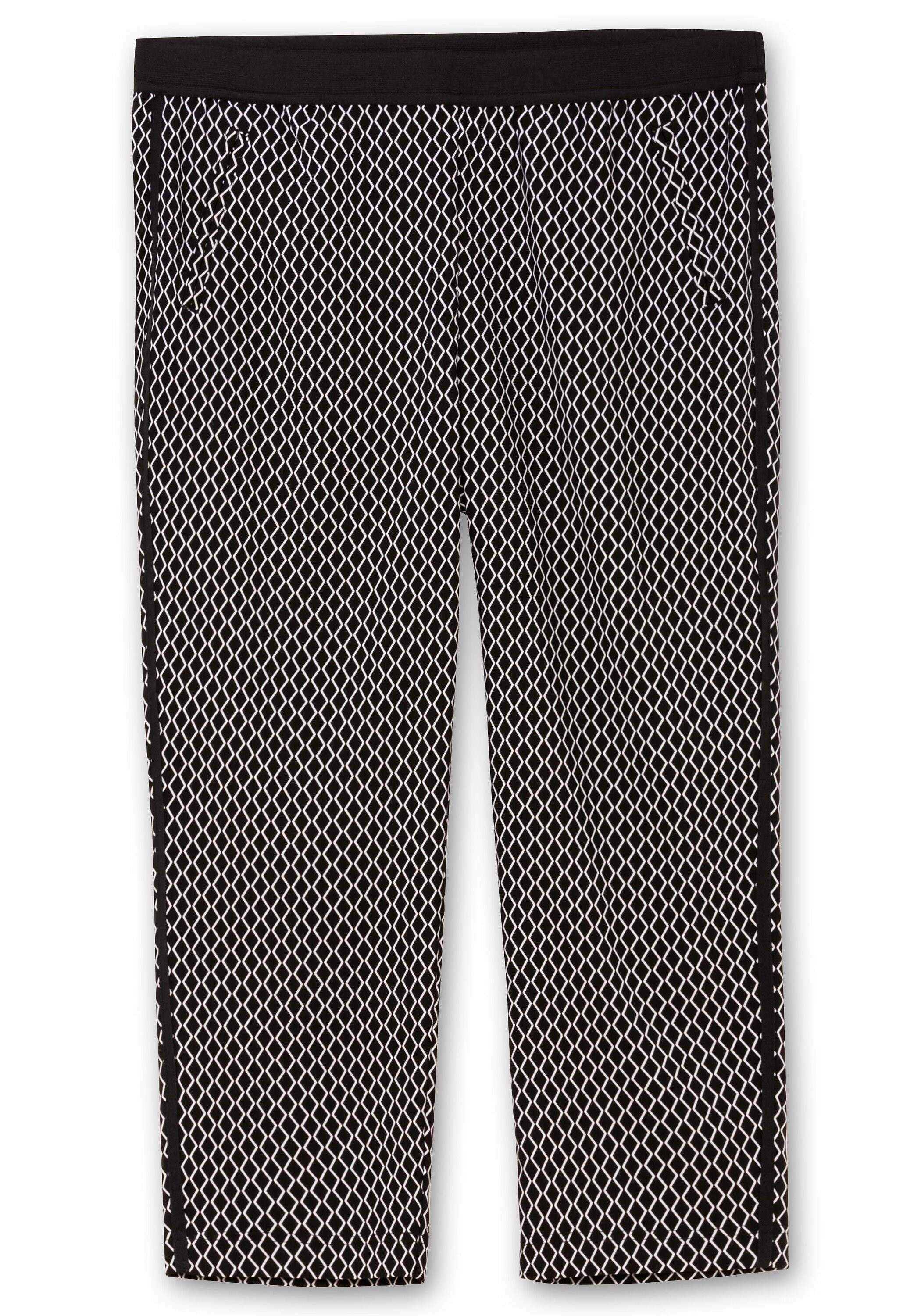 Sheego Schlupfhose »Schmale 7/8-Hose aus Bengalin, mit Grafikprint«