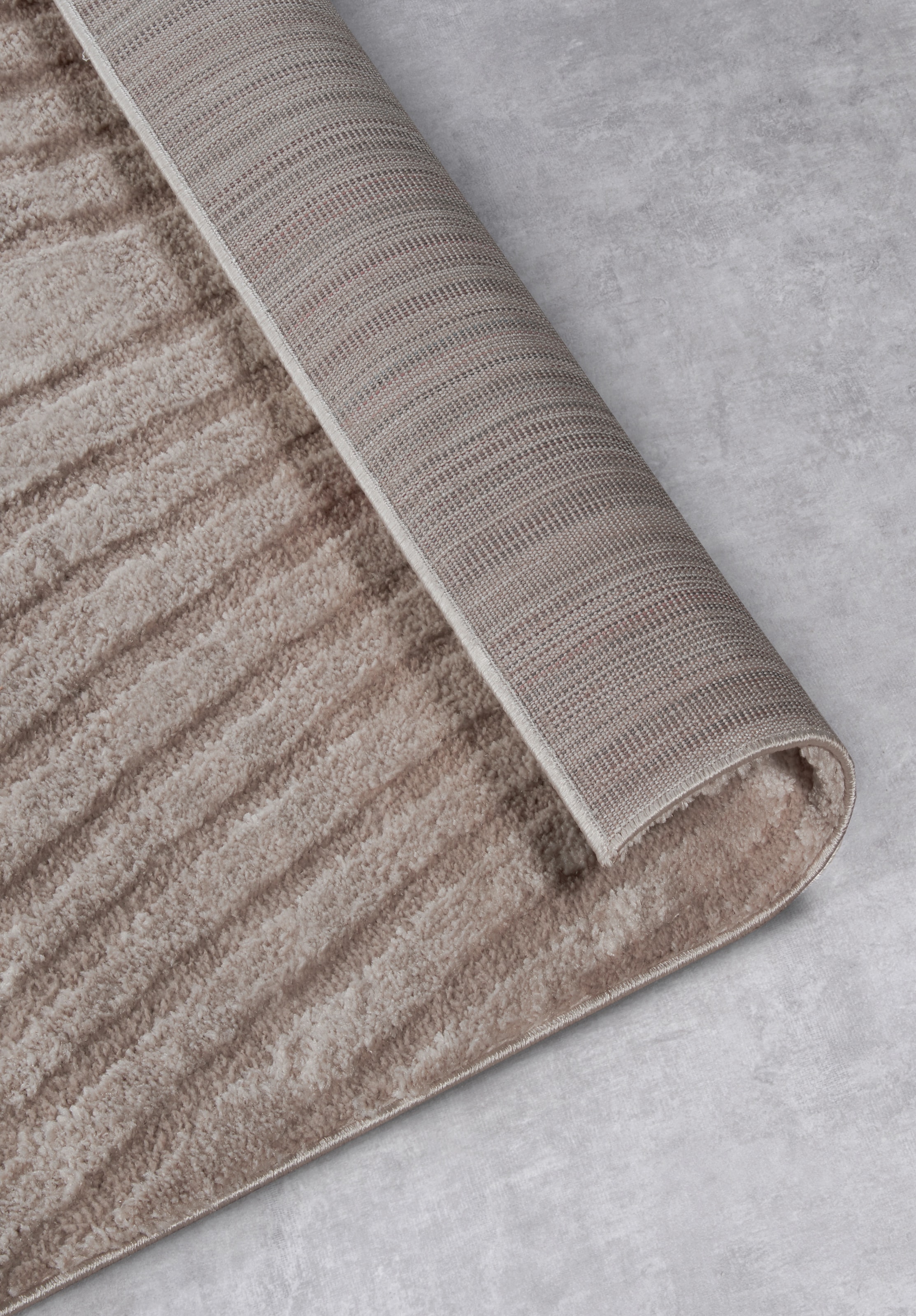 ELLE DECORATION Designteppich »Pigment«, rechteckig, 18 mm Höhe, Hochflor, Shaggy, Läufer, weich, Langflor, modern, Hoch Tief Effekt