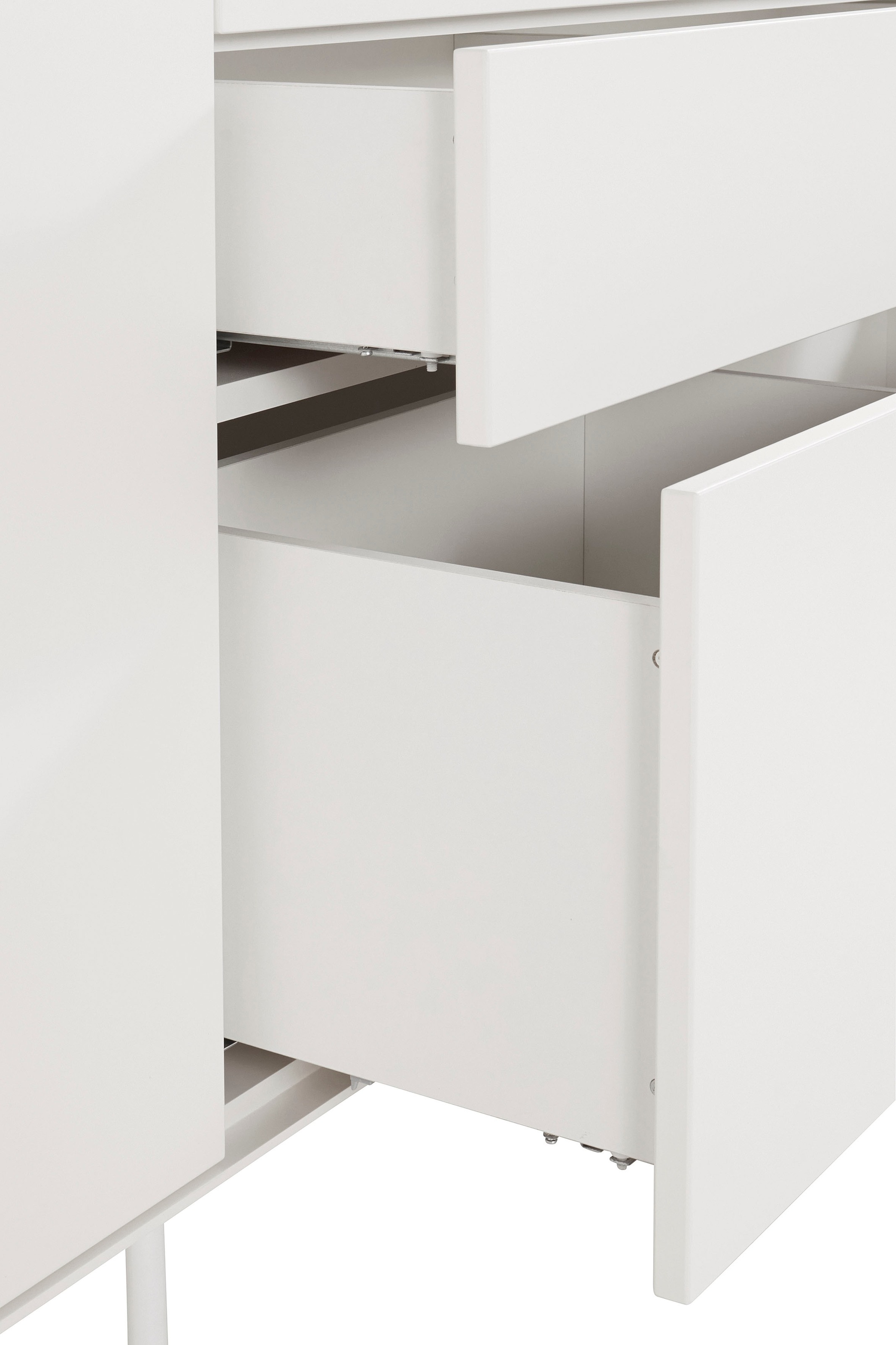 LeGer Home by Lena Gercke Sideboard »Essentials«, (2 St.), Breite: 279cm, MDF lackiert, Push-to-open-Funktion