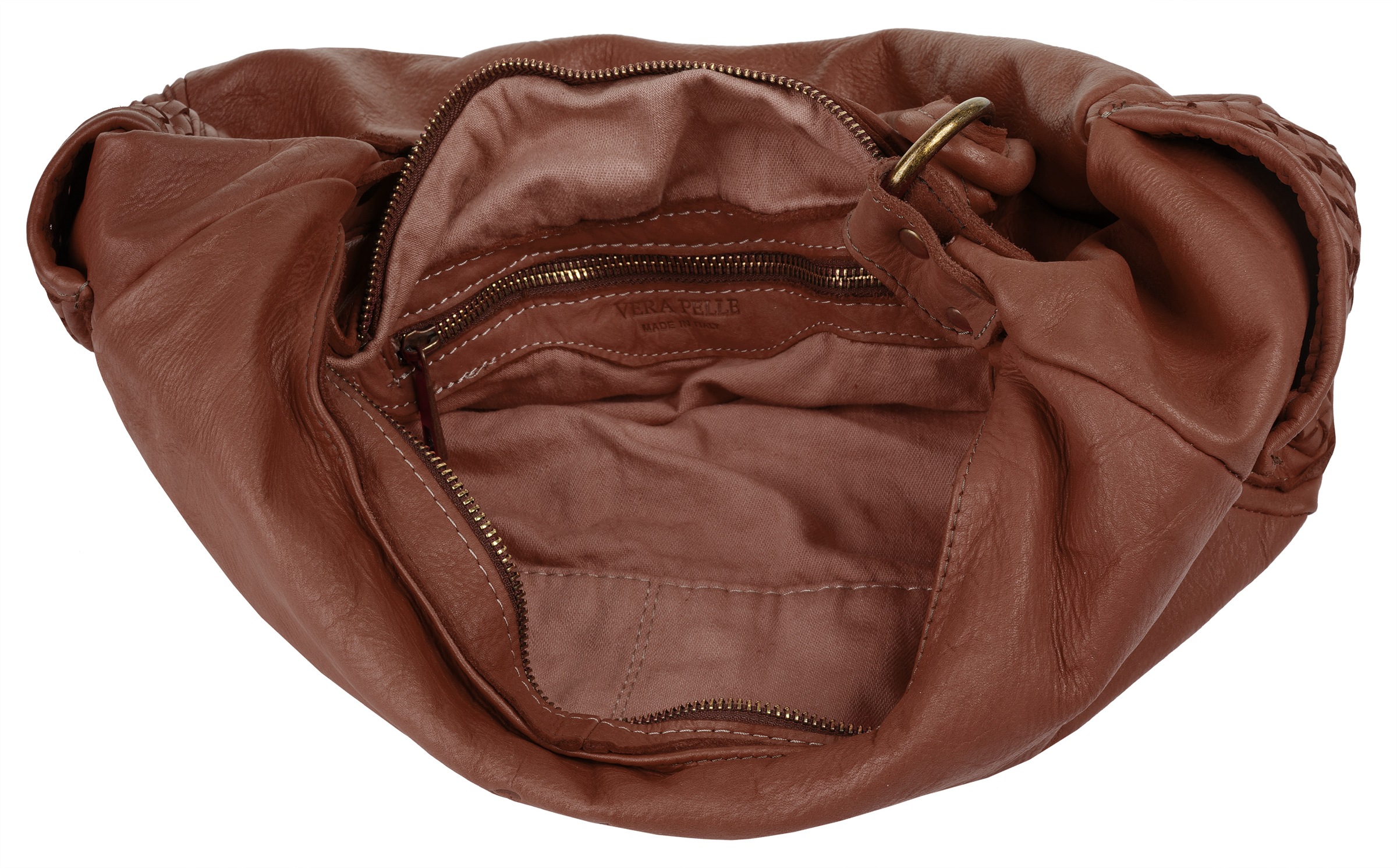 Samantha Look Henkeltasche, echt Leder, Made in Italy