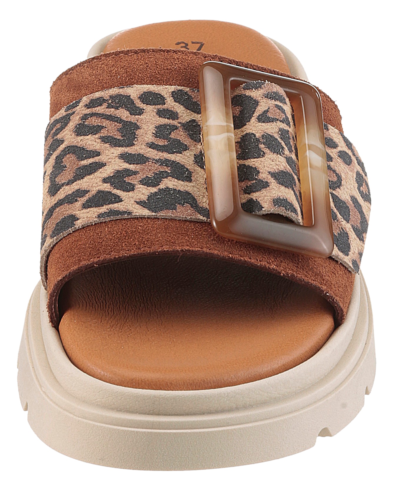 Tamaris Pantolette  Plateau, Sommerschuh mit modischer Zierschnalle