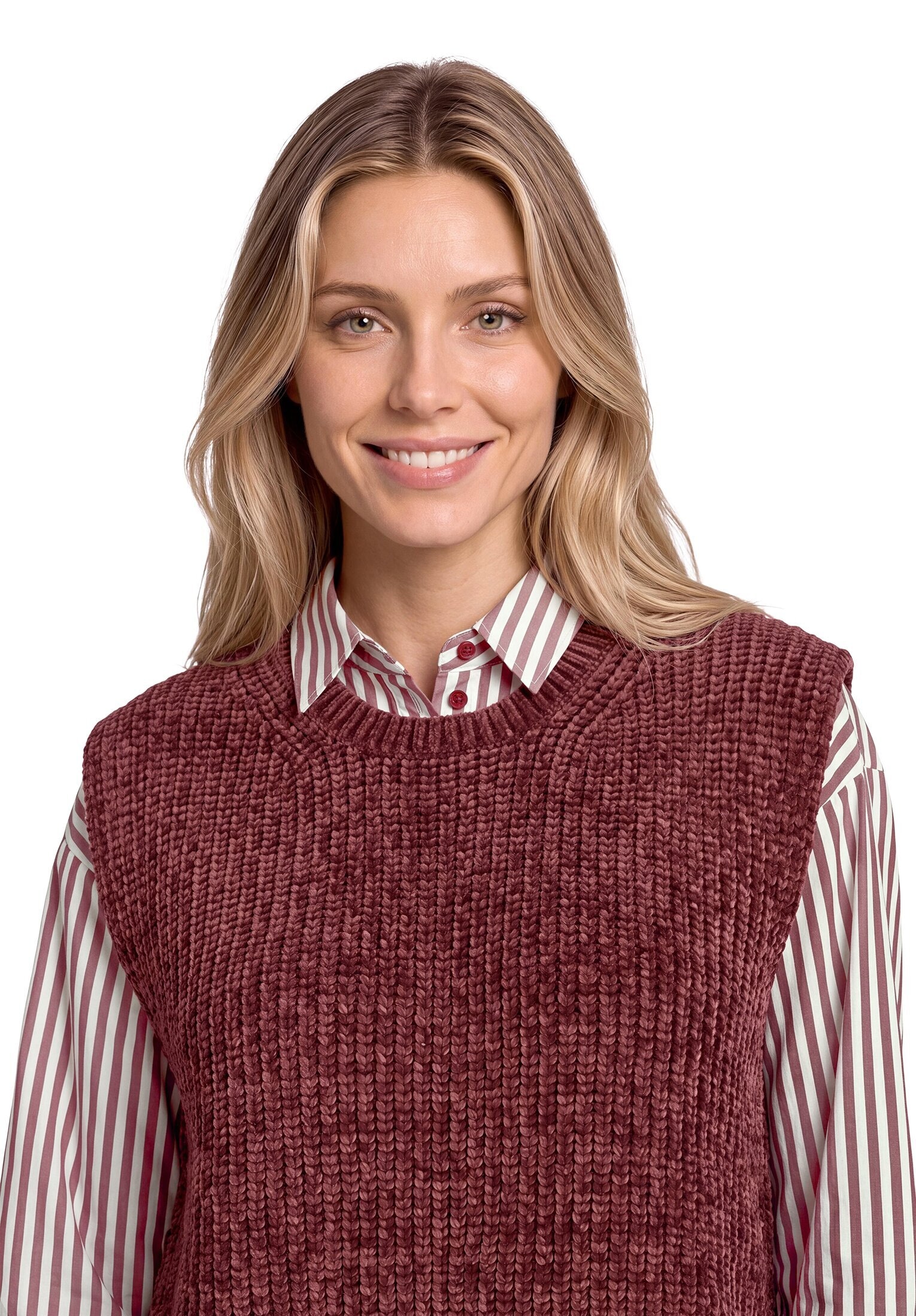 Betty&Co Strickpullover »Strickpullover ohne Arm«