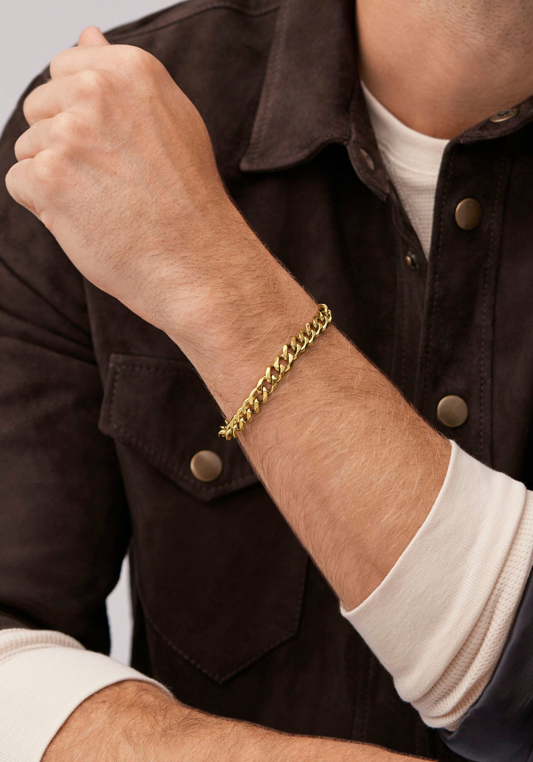 Fossil Edelstahlarmband »JEWELRY BOLD CHAINS, JF04615040, JF04616710, JF04634001«